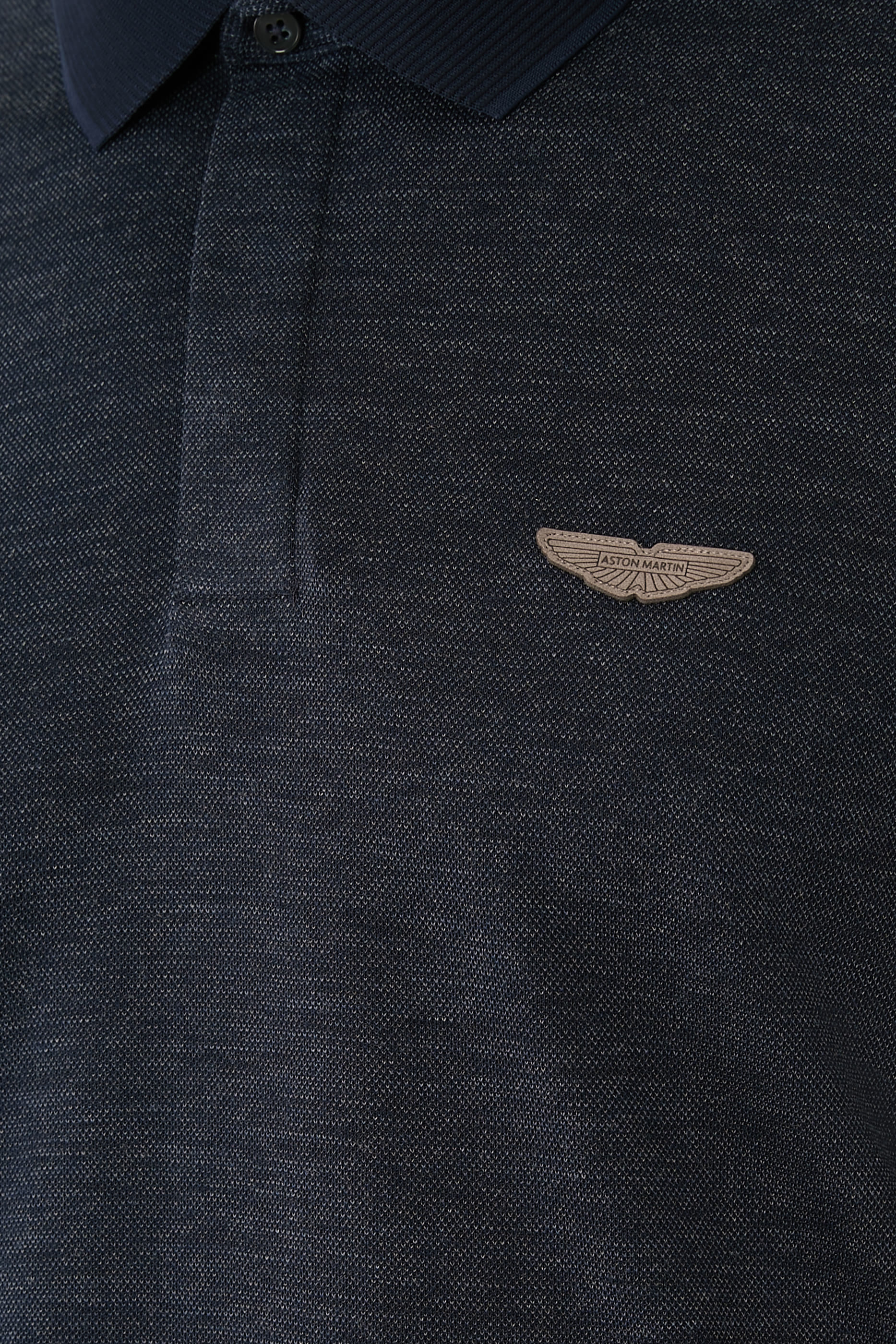 قميص بولو بقصة عادية قطن وصوف بيكيه