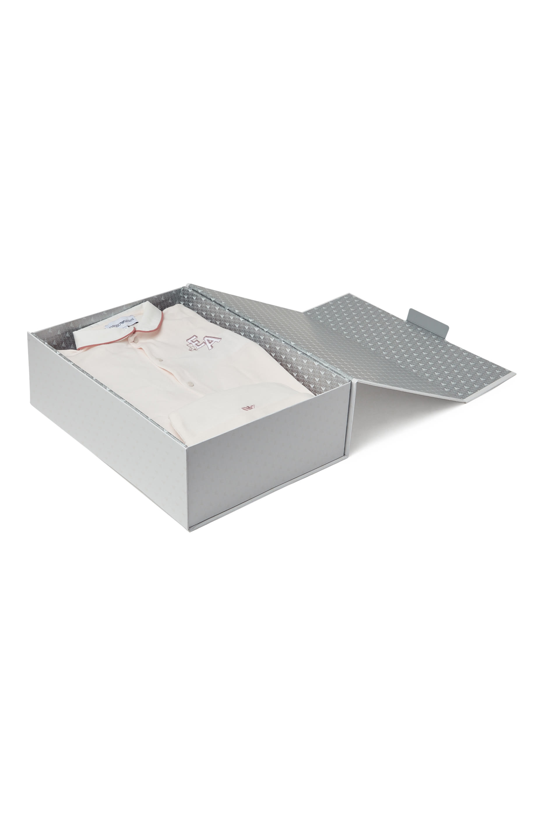 طقم بودي سوت بشعار الماركة وقبعة للأطفال