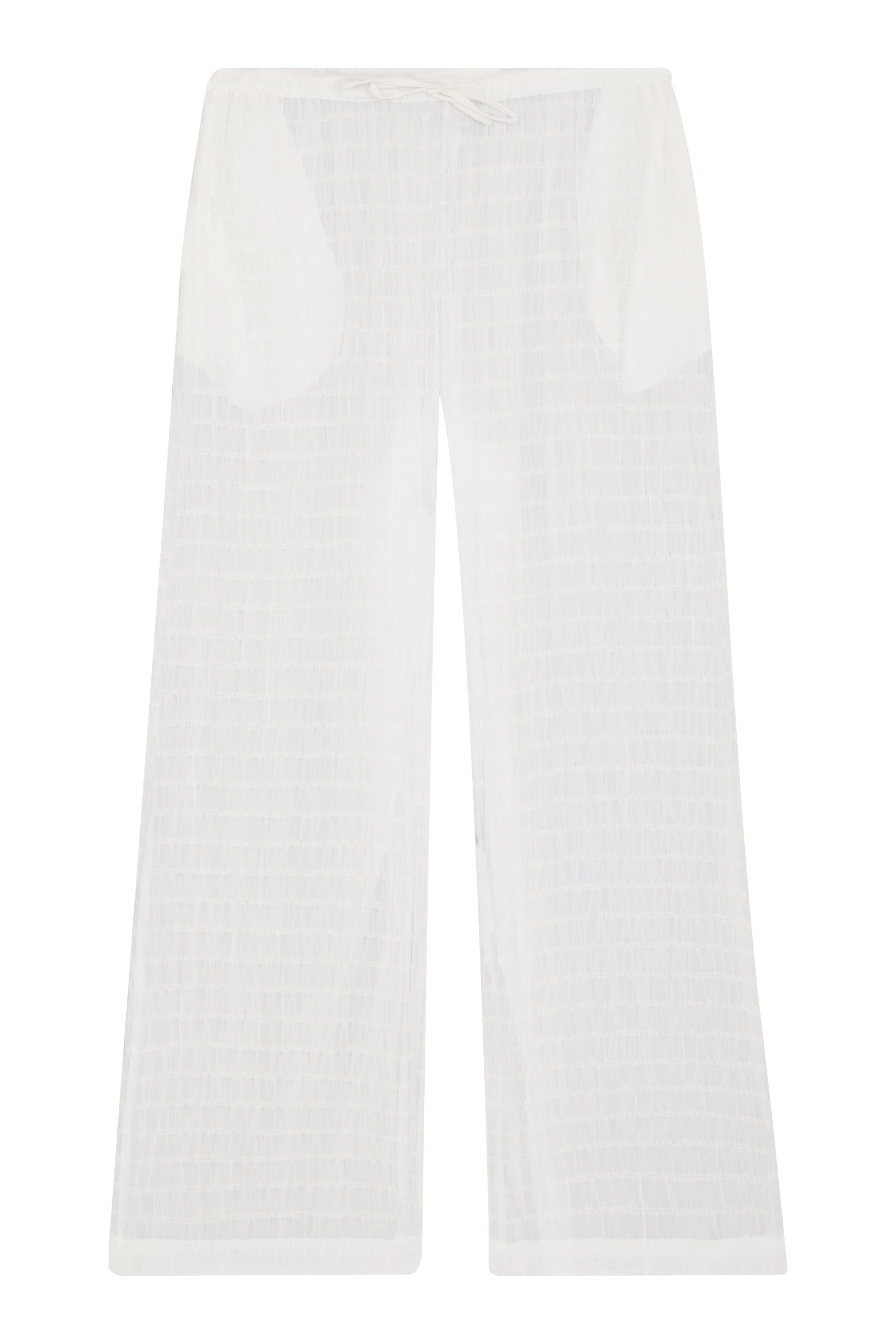 بنطال أشلينغ مزين بكشكش