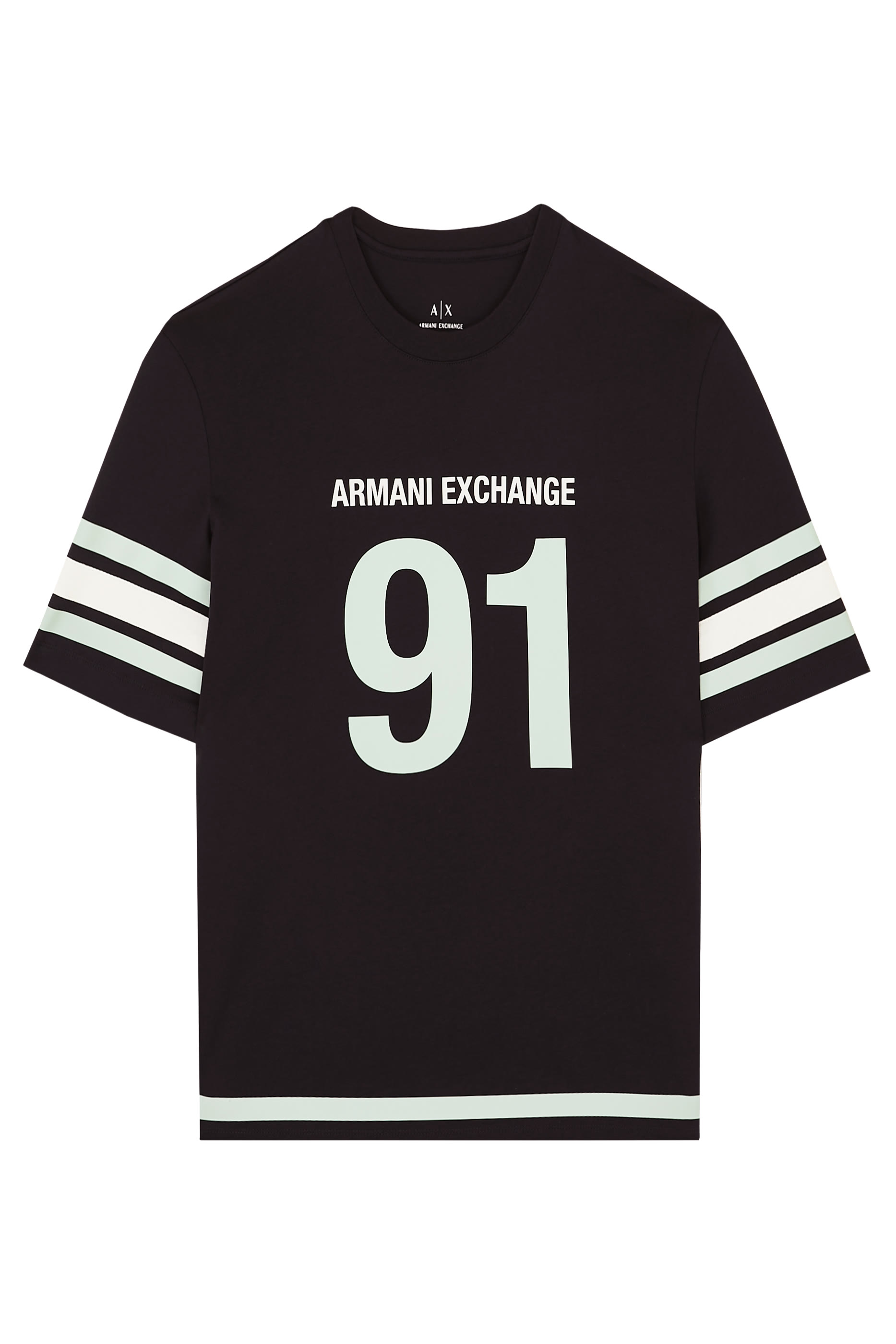 تيشيرت مارينا 91 بأكمام قصيرة وشعار الماركة