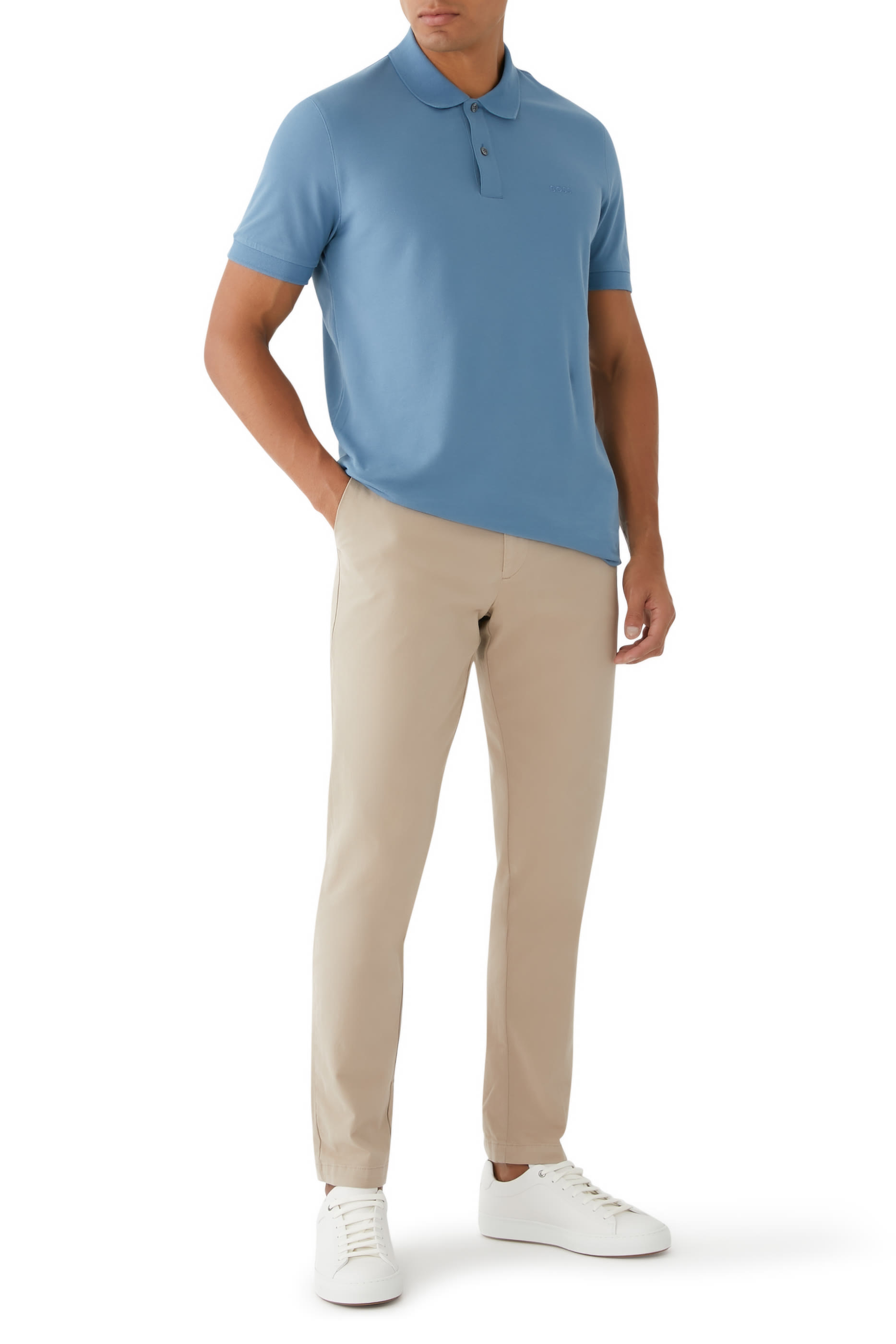 قميص بولو بالاس بأكمام قصيرة