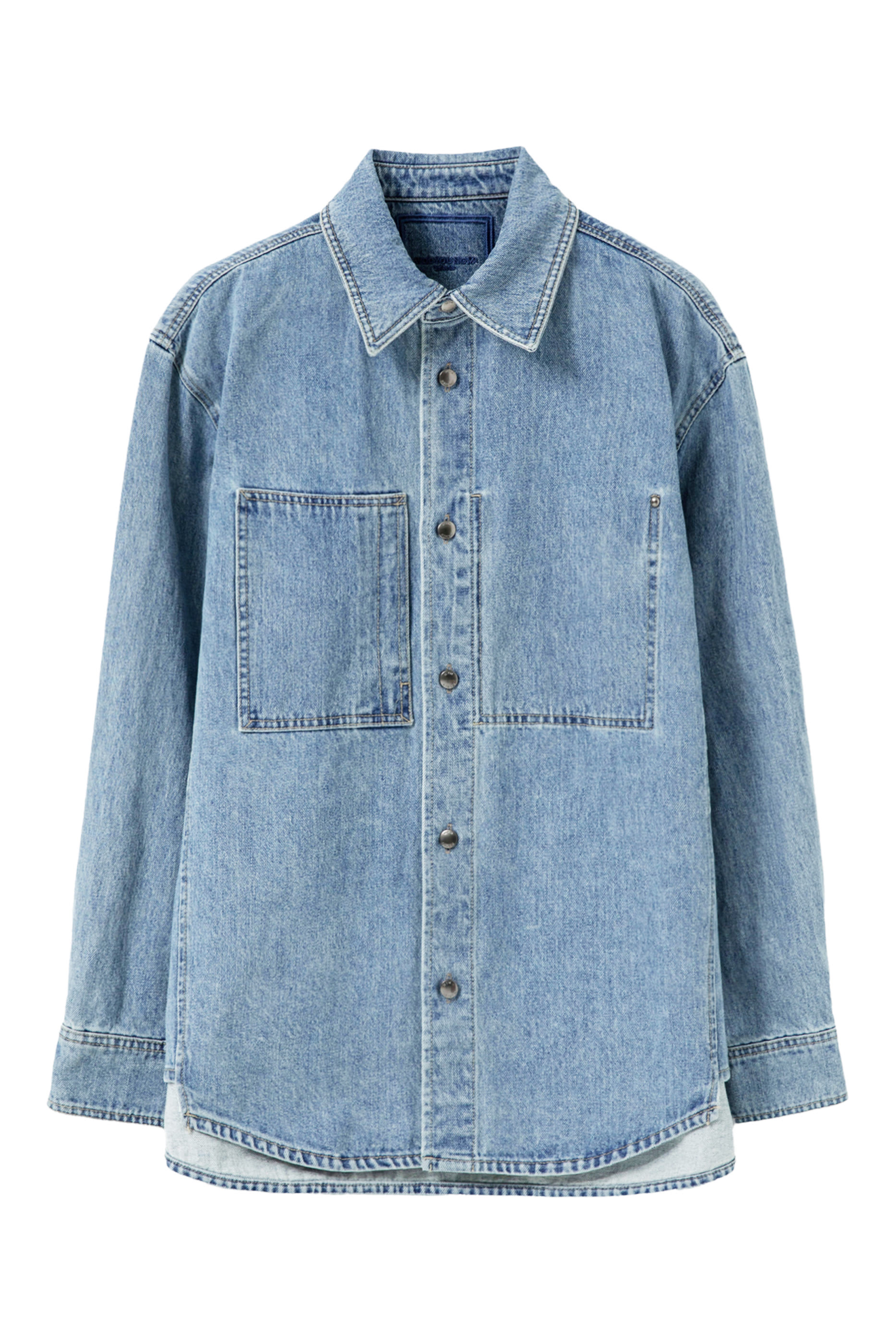 قميص دنيم فلورال