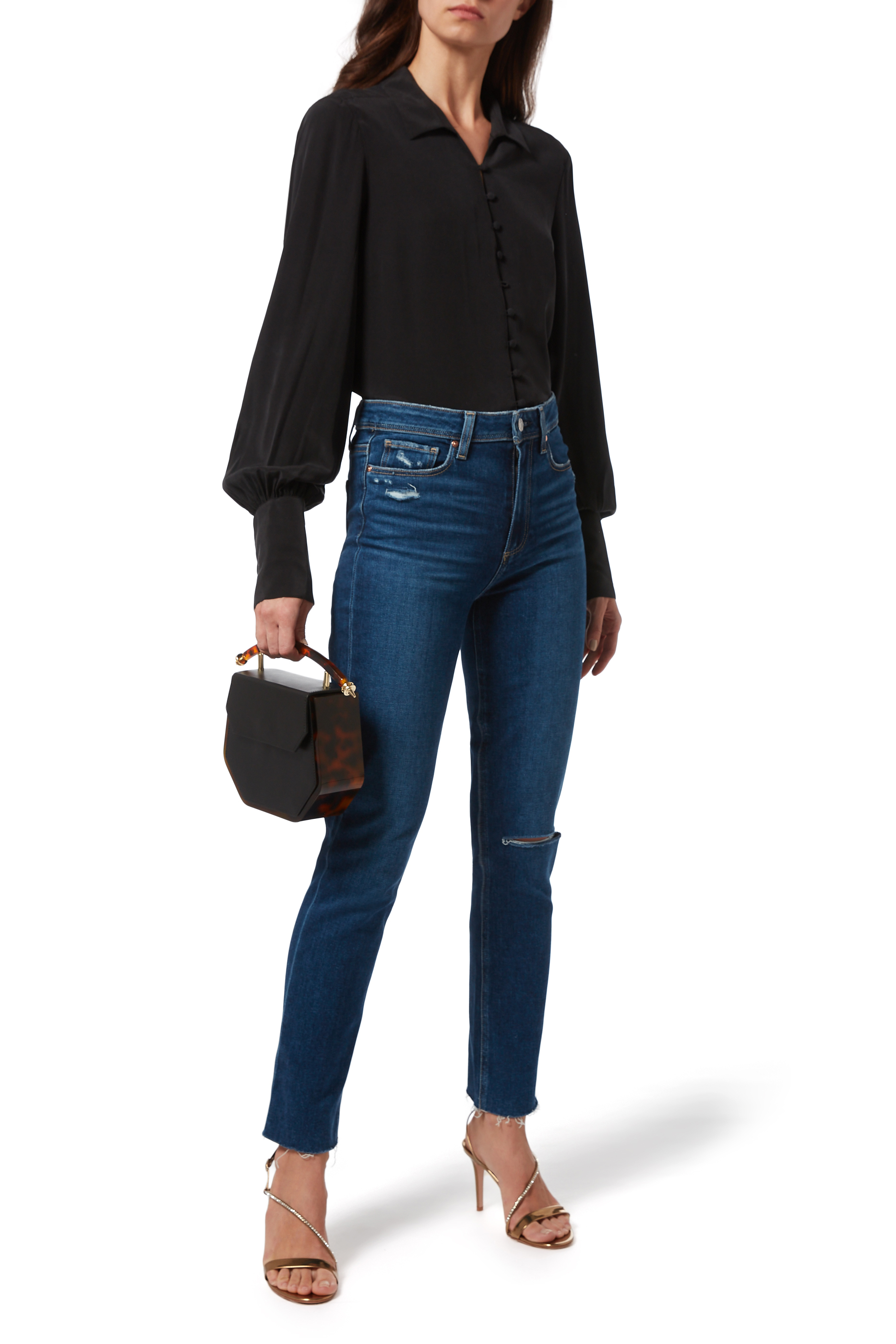 بلوزة ناعومي حرير