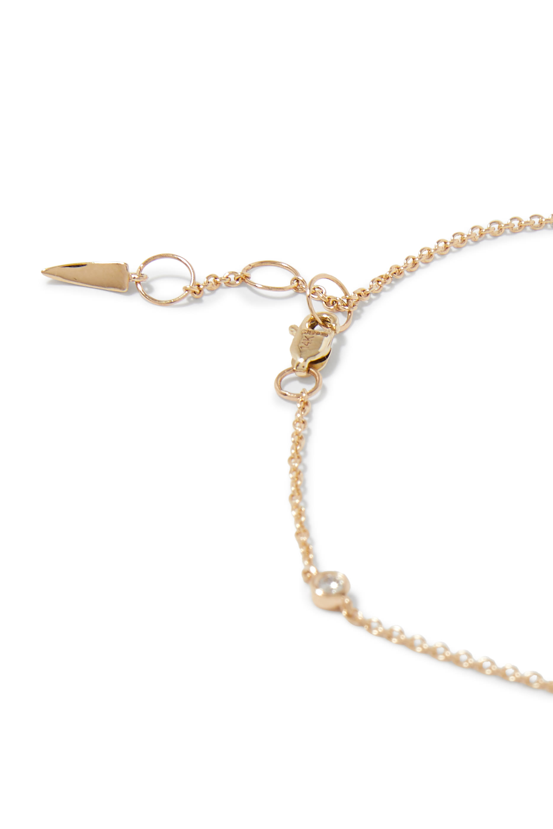 سوار فاين فلوتينج مرصع بالماس، ذهب أصفر عيار 14