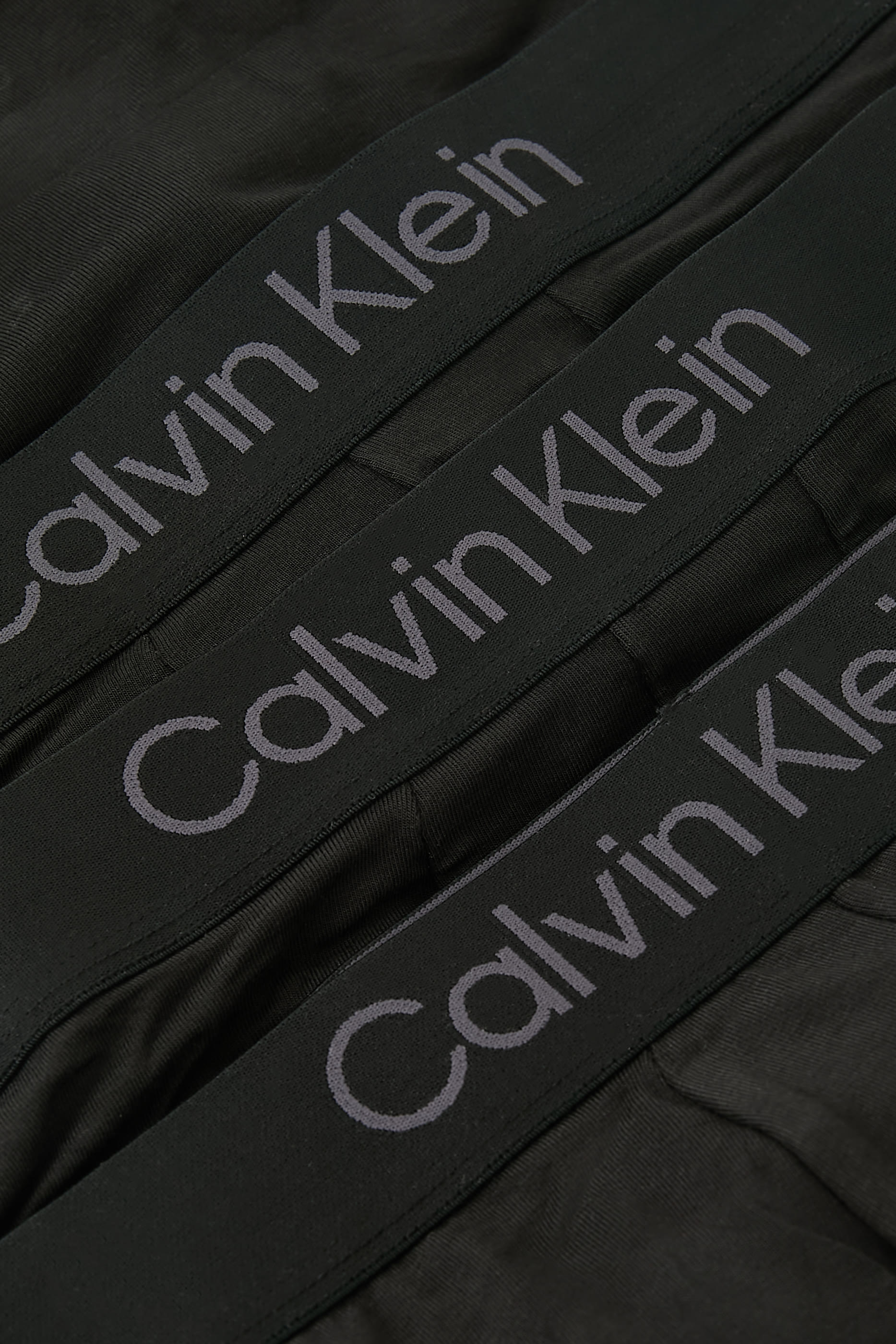 طقم سروال داخلي بشعار الماركة مودال ناعم للغاية، ثلاث قطع