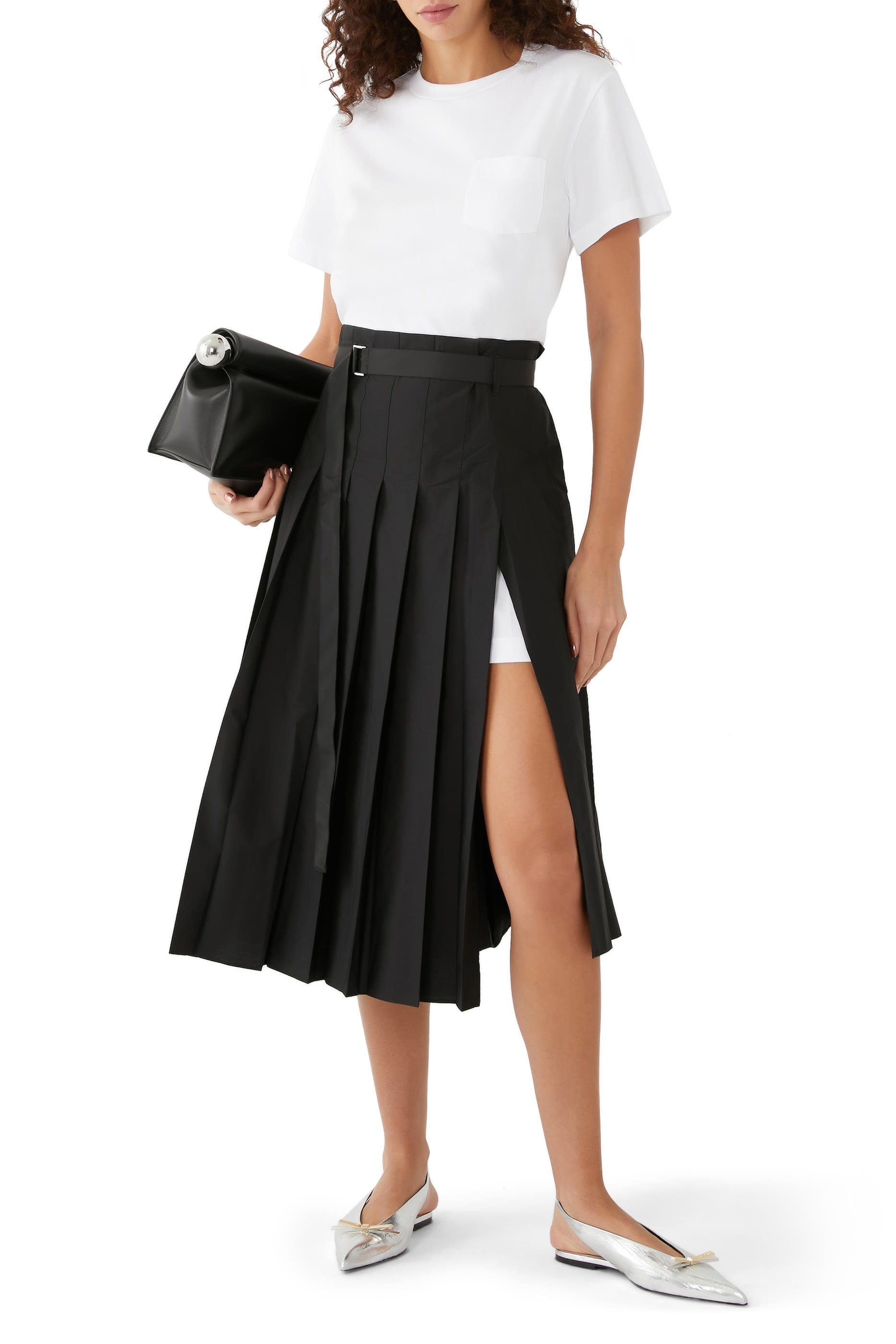 فستان قطن بوبلين &times; قطن جيرسيه