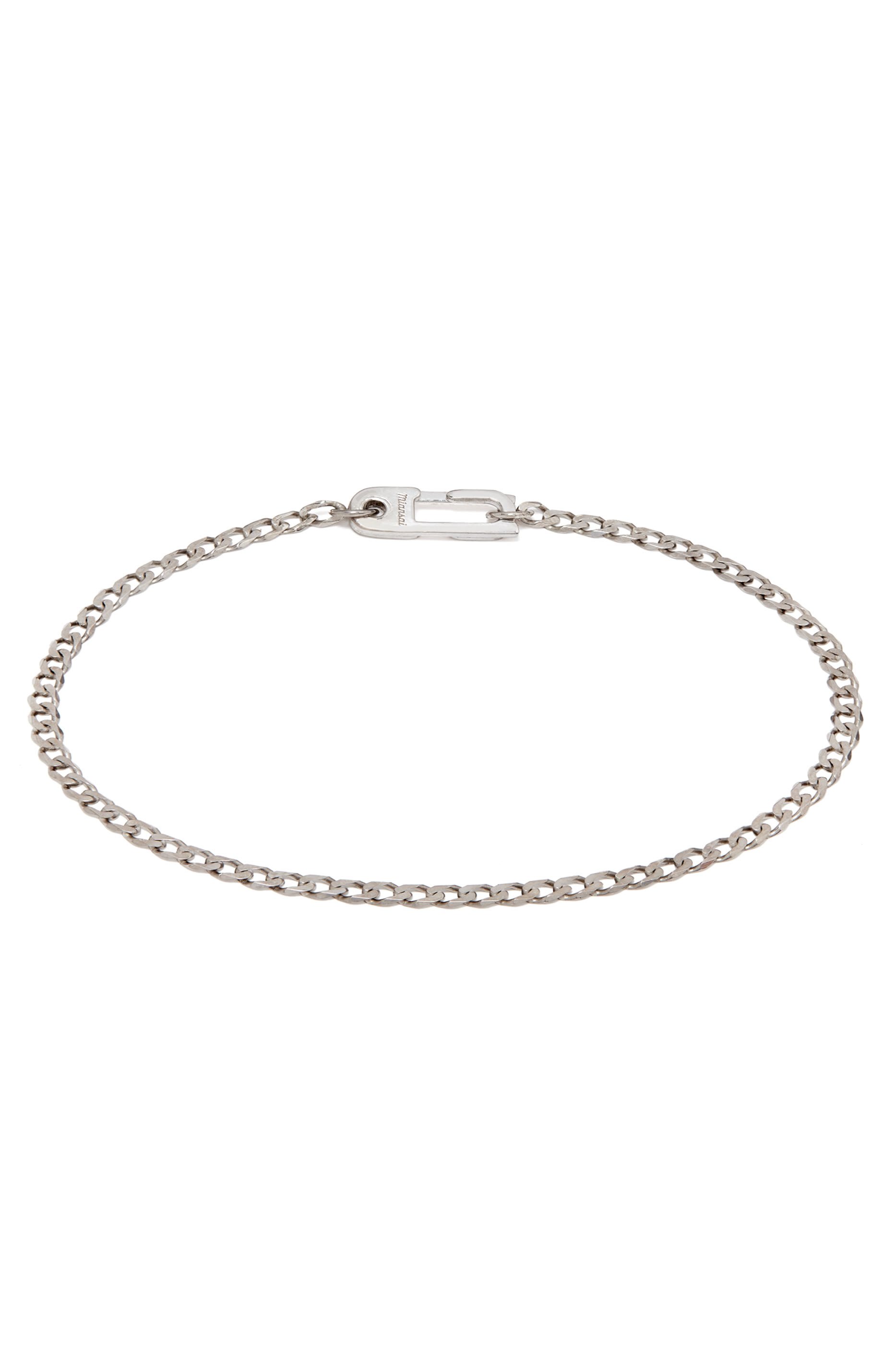 سوار أنيكس بتصميم سلسلة كوبية بالفضة الإسترلينية