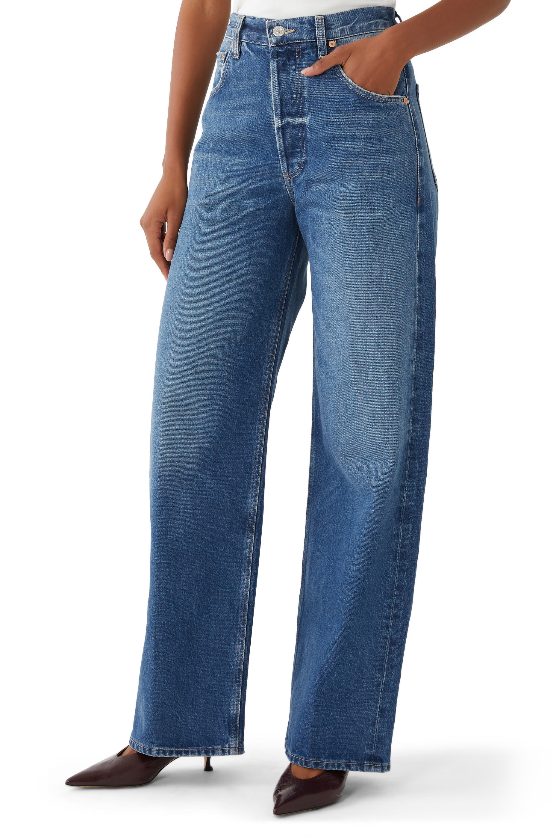 بنطال جينز أيلا فضفاض