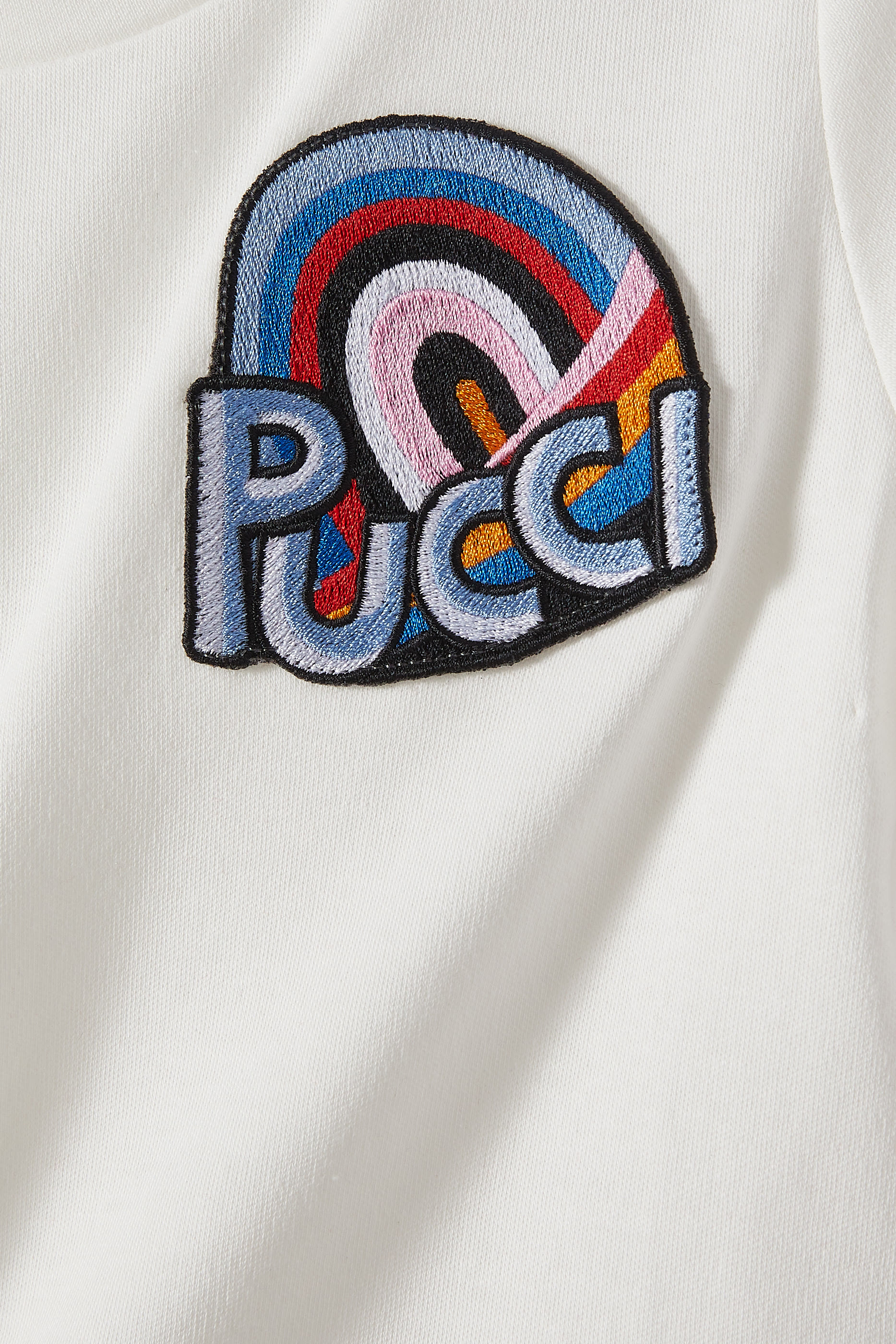 تيشيرت بأكمام قصيرة وشعار الماركة للأطفال