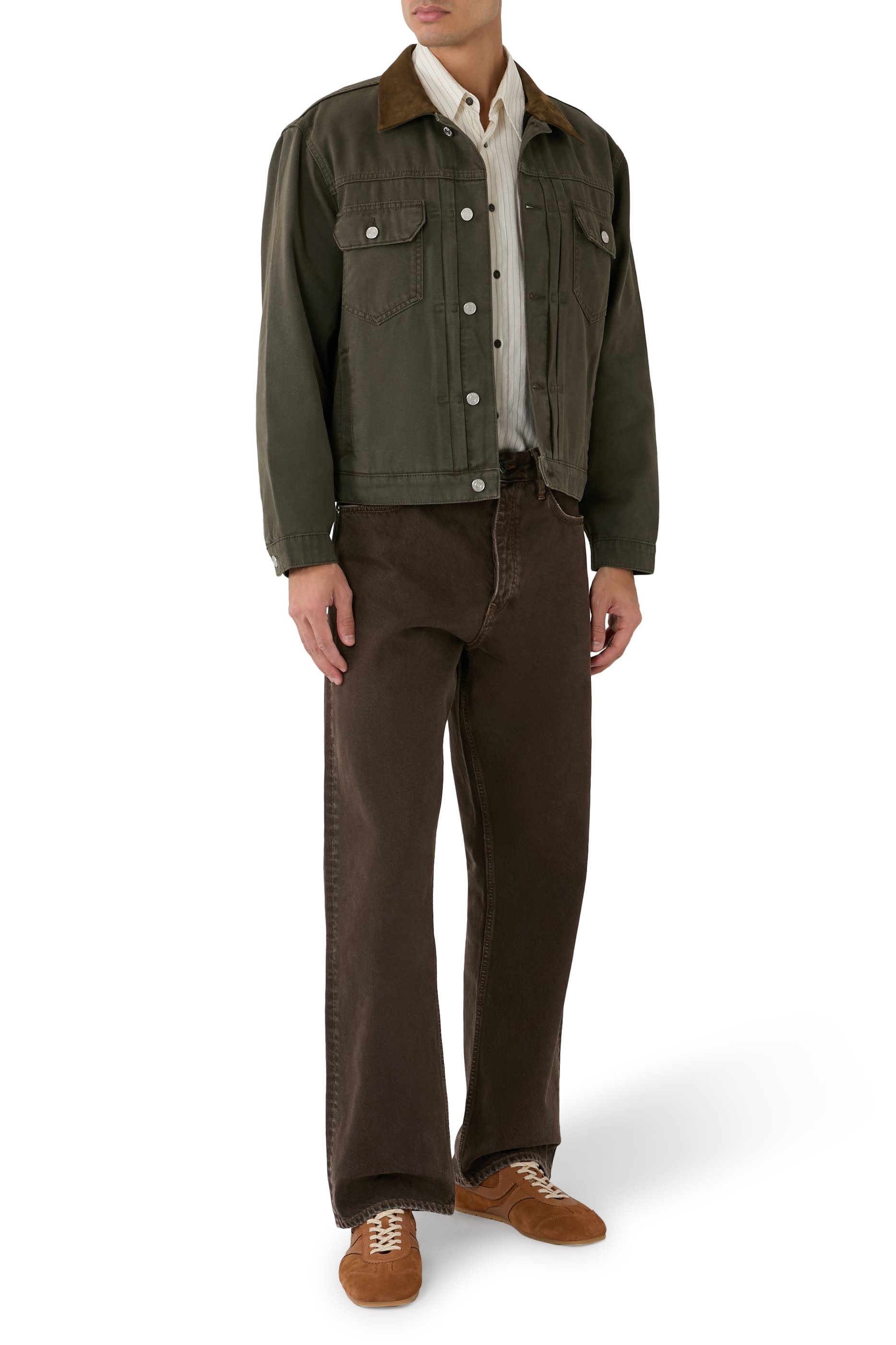 جاكيت تراكر قماش قنب