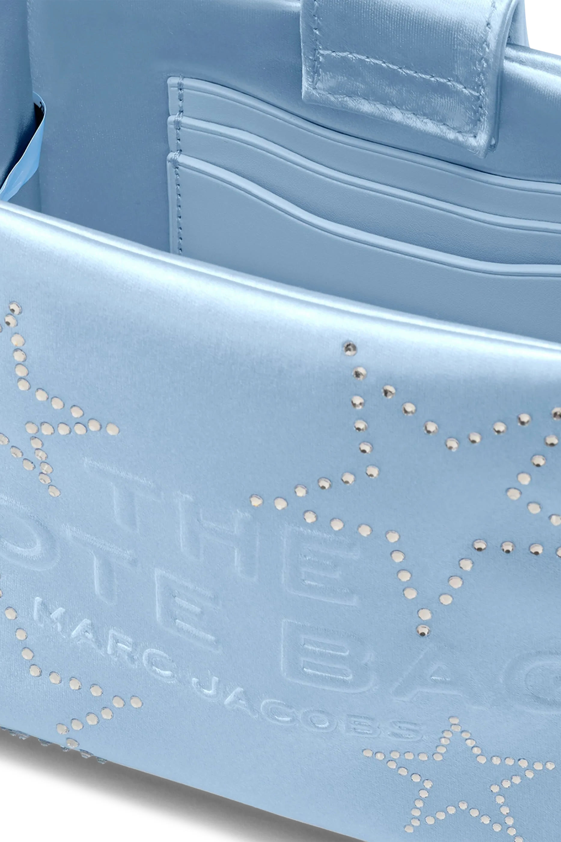 حقيبة يد صغيرة بنقشة نجوم ستان