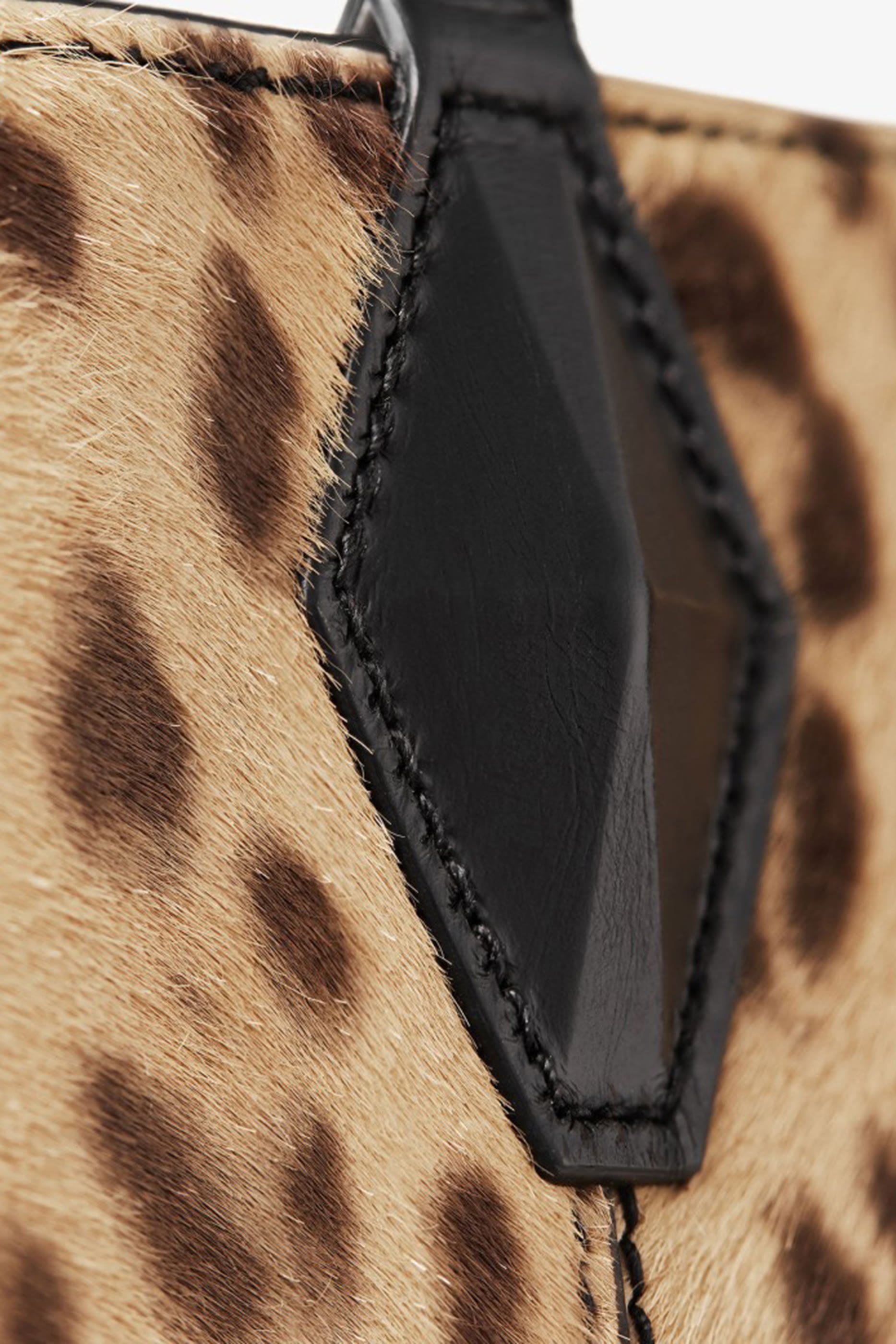 حقيبة يد دياموند بنقشة جلد الفهد