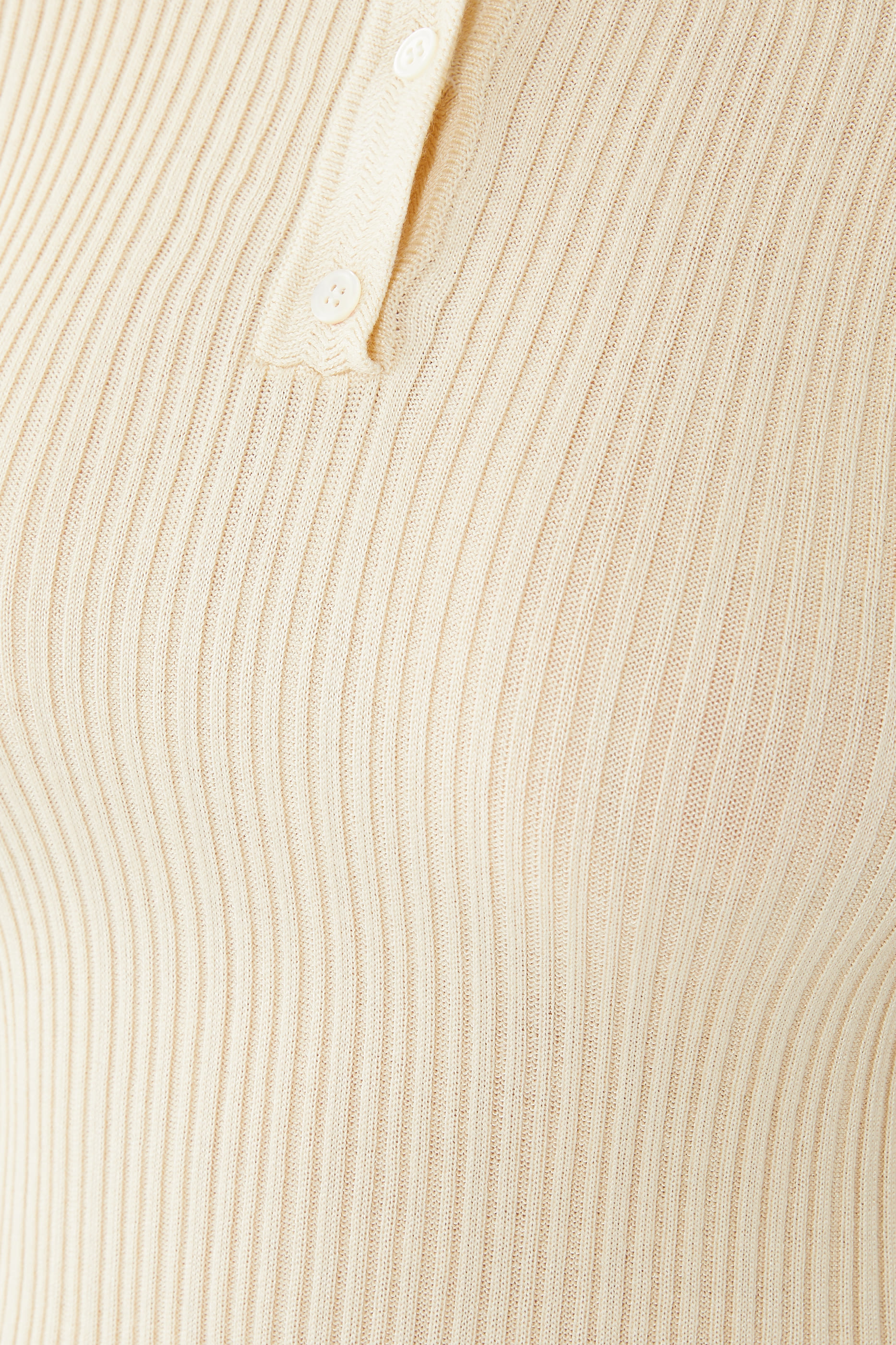 قميص بولو بقصة سليم نسيج مضلع