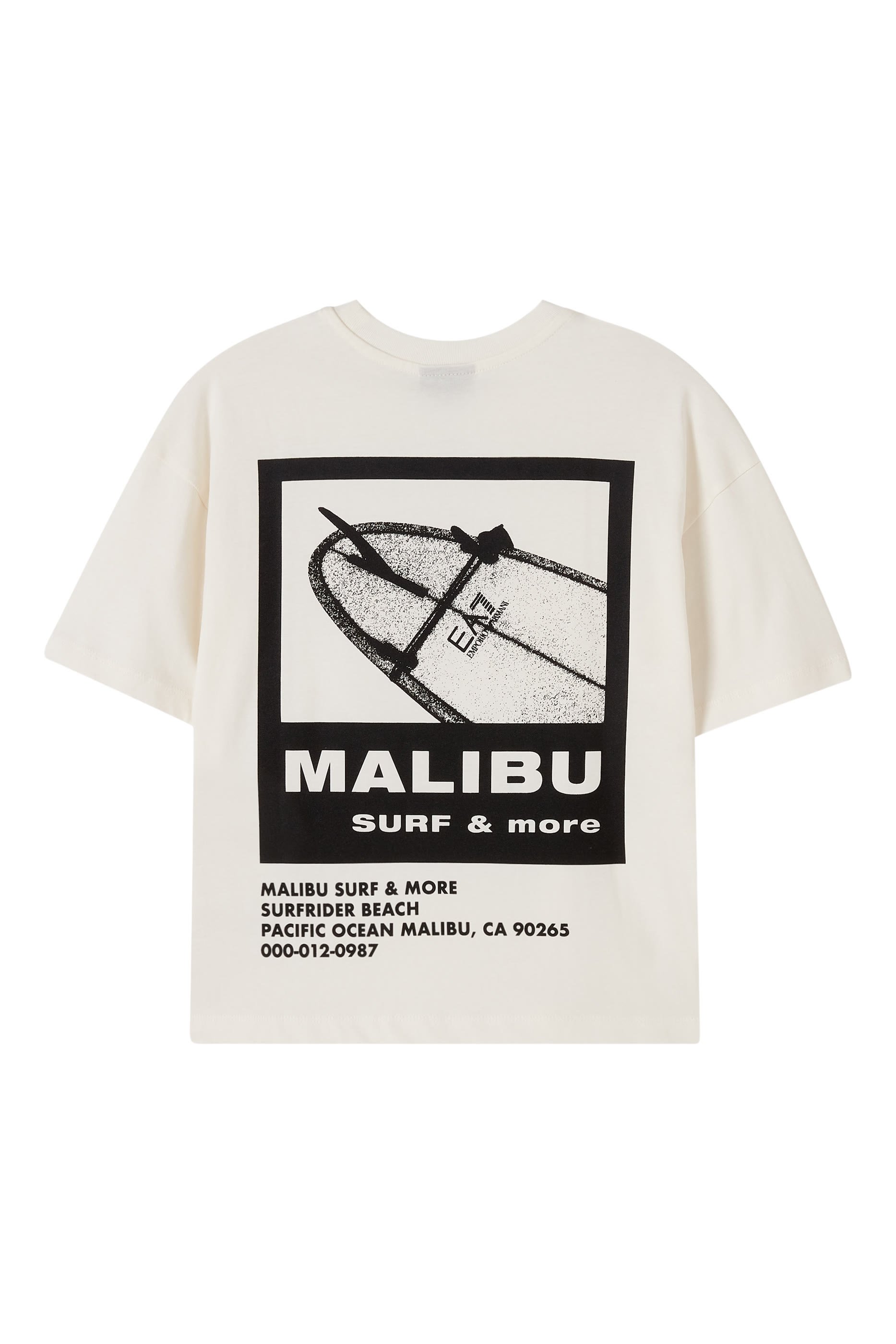 تيشيرت بطبعة شعار الماركة للأطفال