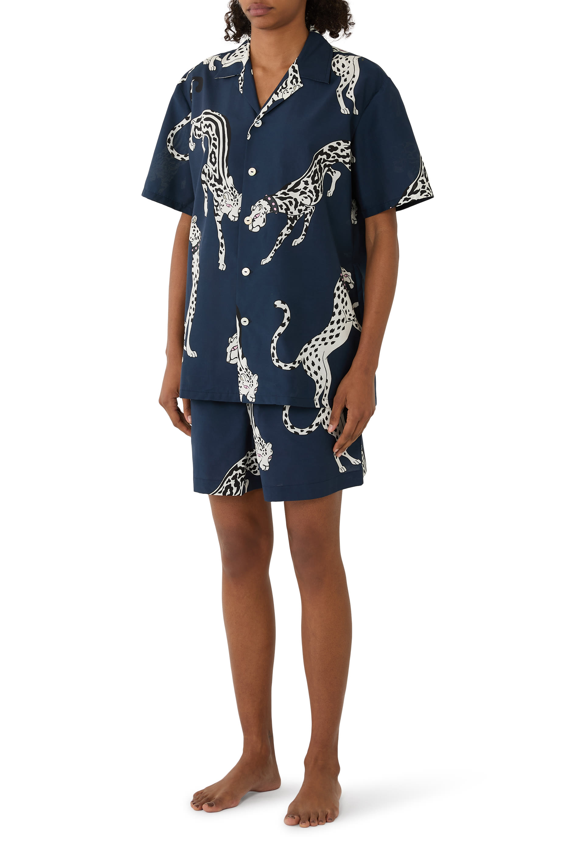 طقم بيجامة إميلي زيغفيلد بنقشة نمر