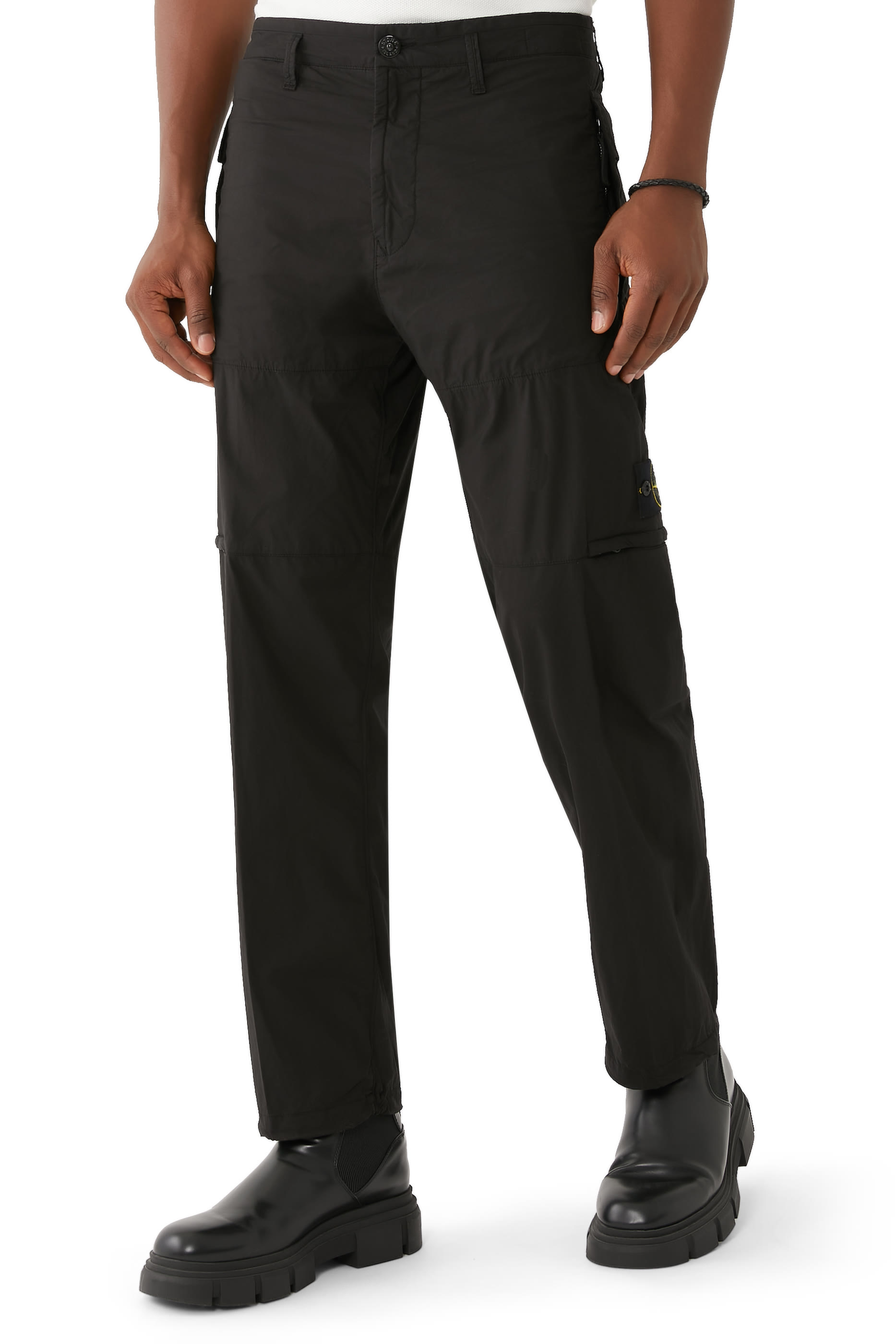 بنطال شينو قطن بشعار الماركة