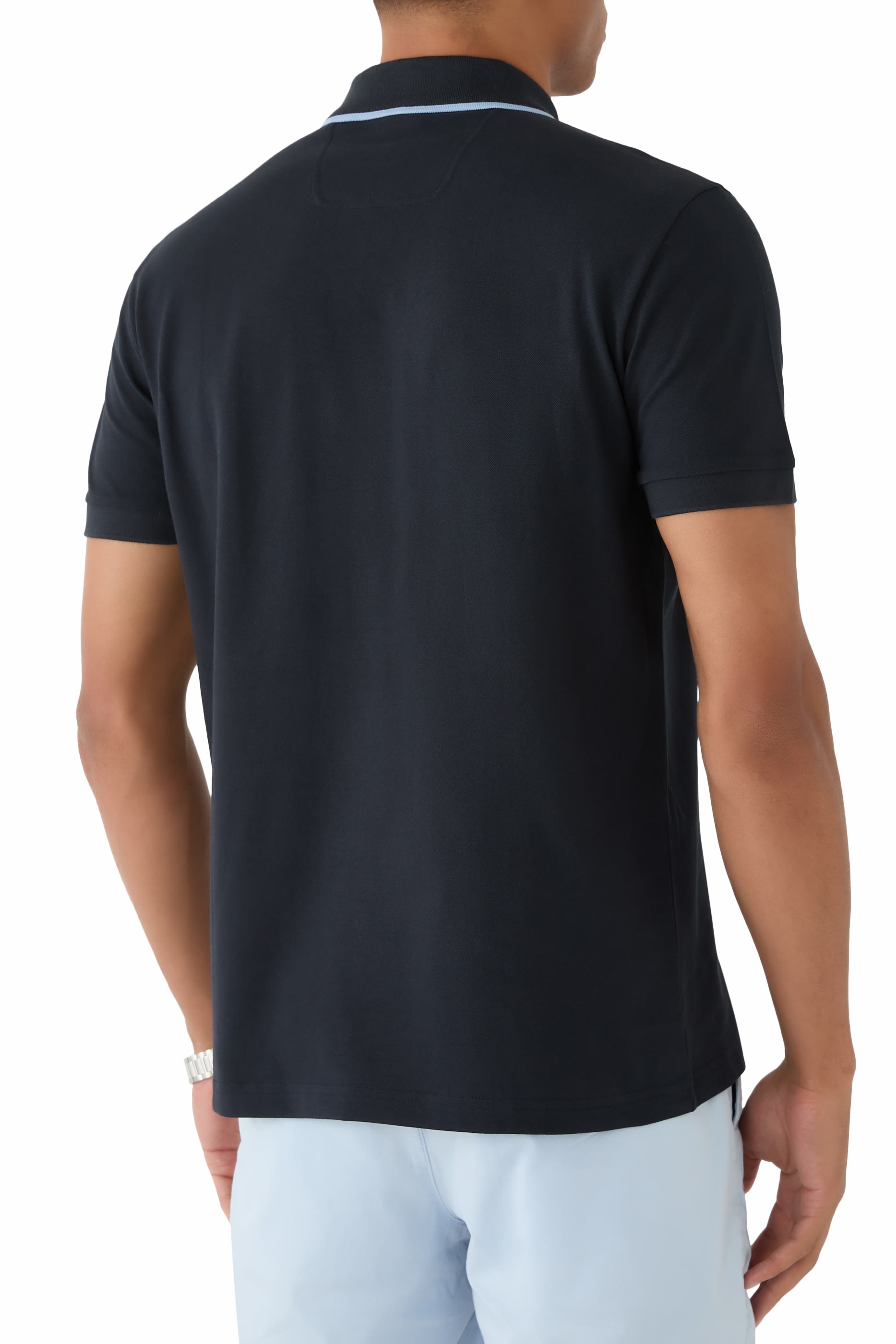 قميص بولو قطن مطاطي