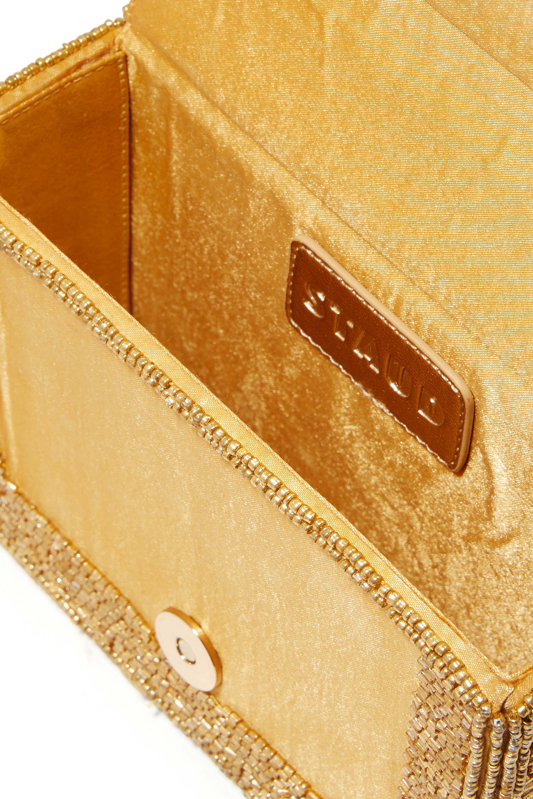 حقيبة كارمين مربعة مرصعة بالخرز