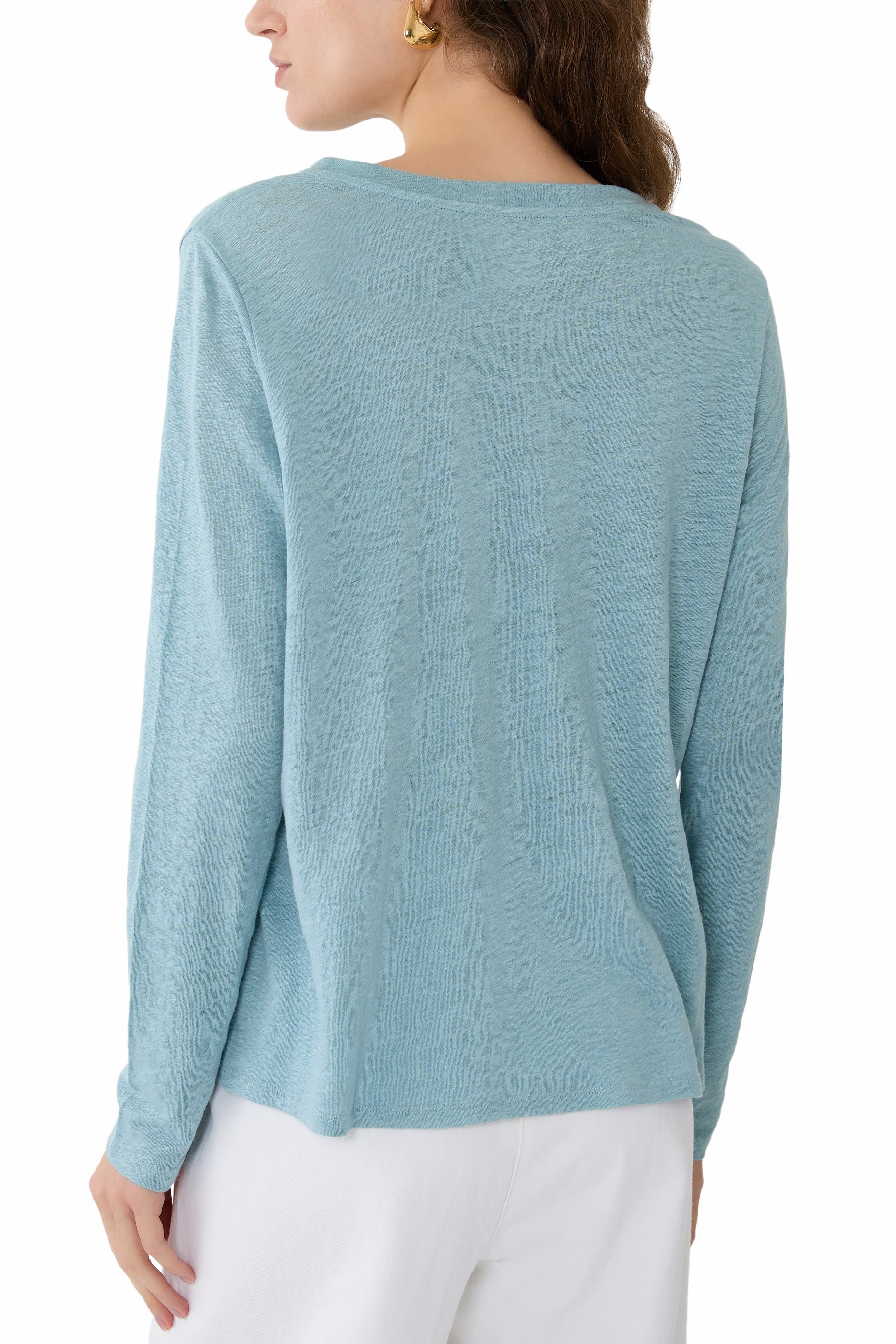 قميص كتان جيرسيه عضوي