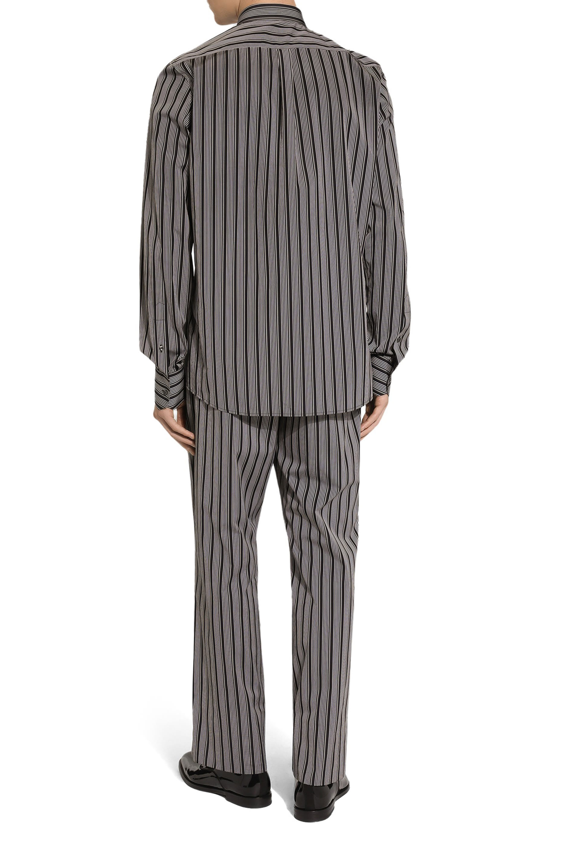 قميص مخطط بوبلين