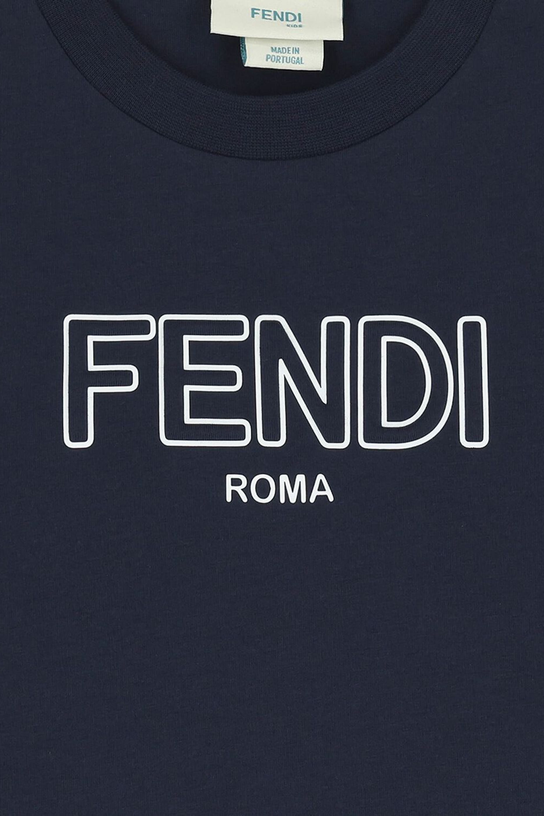 تيشيرت بشعار الماركة للأطفال