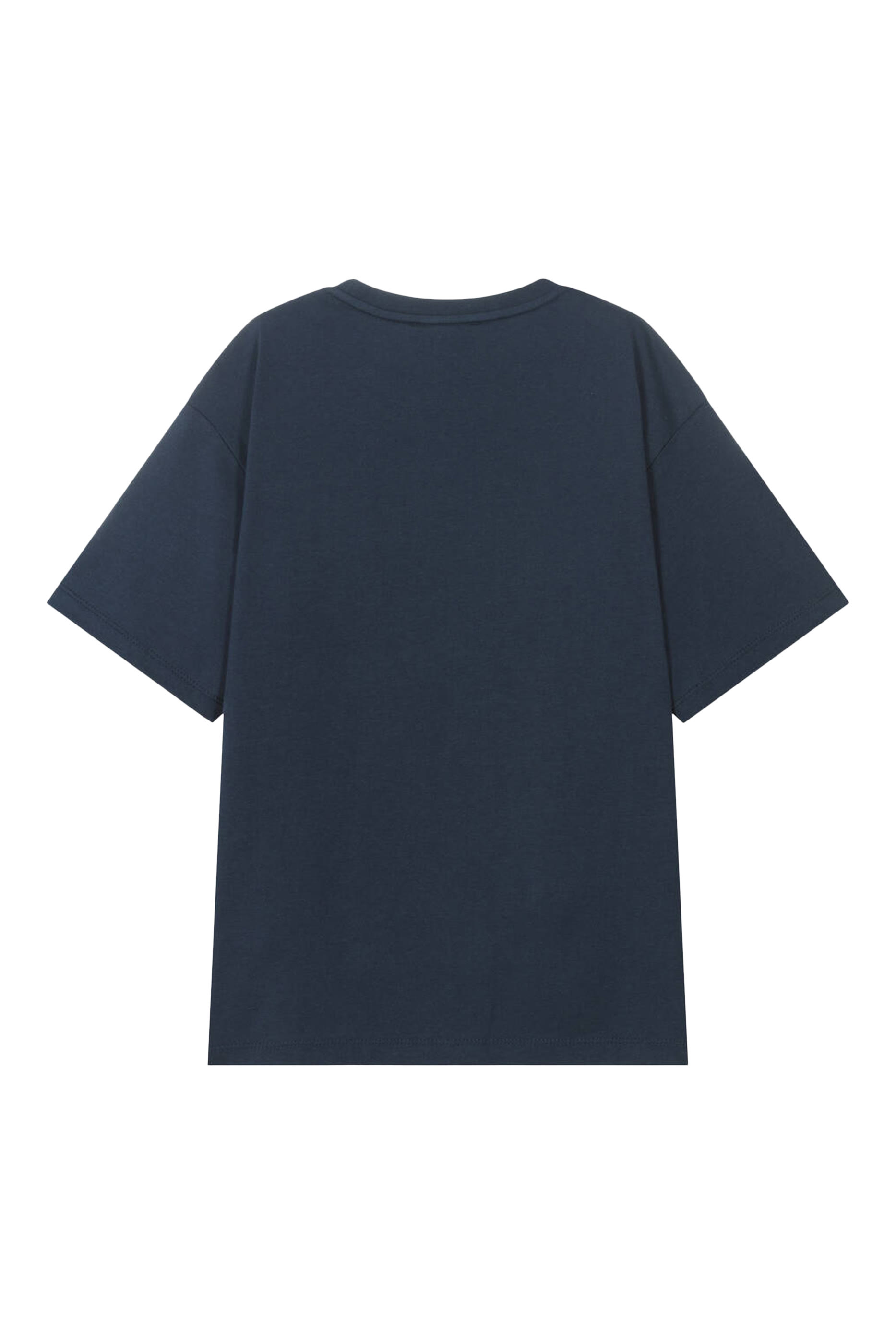 تيشيرت للأطفال بشعار الماركة عند الجانب