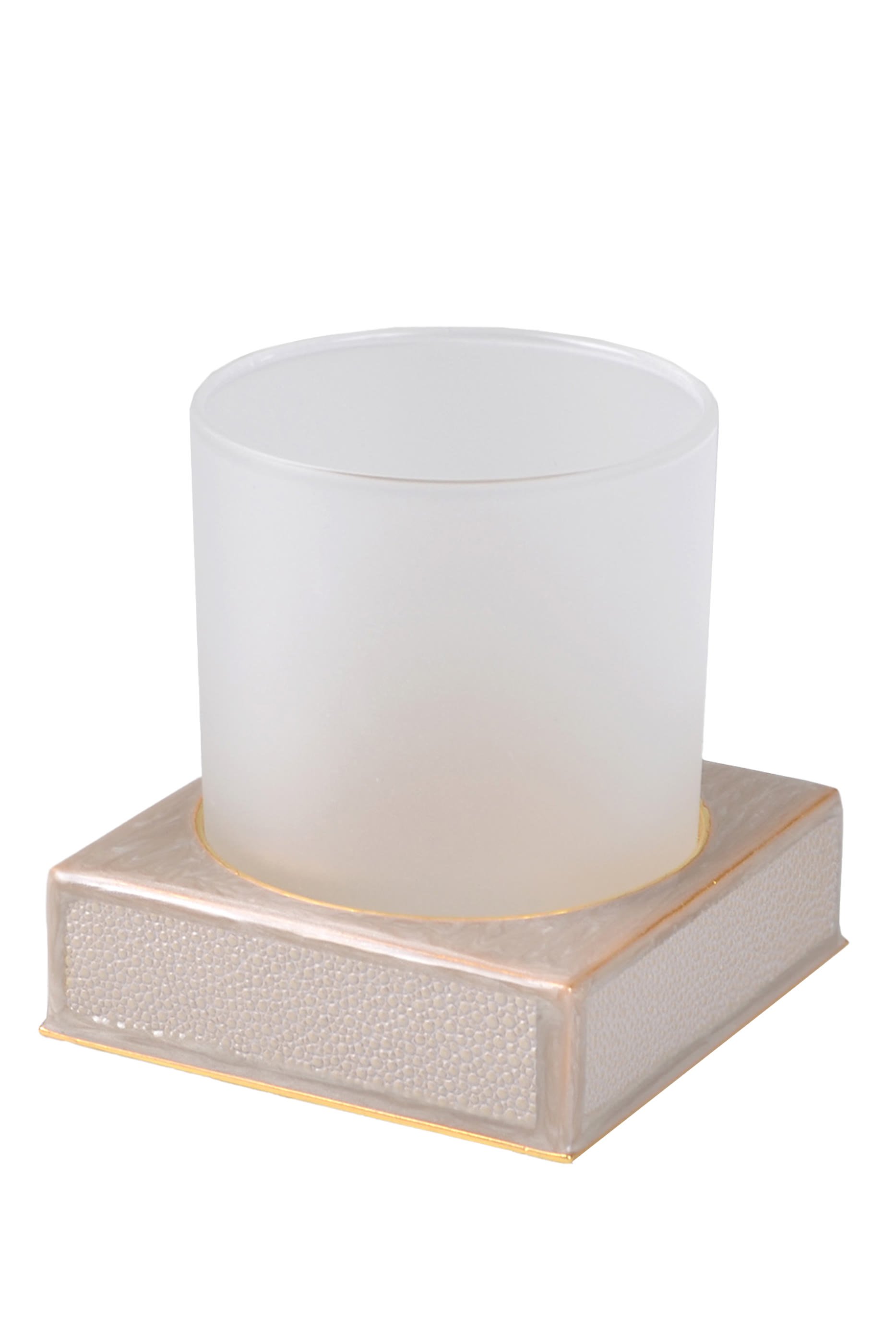 كوب جلد بارز الملمس