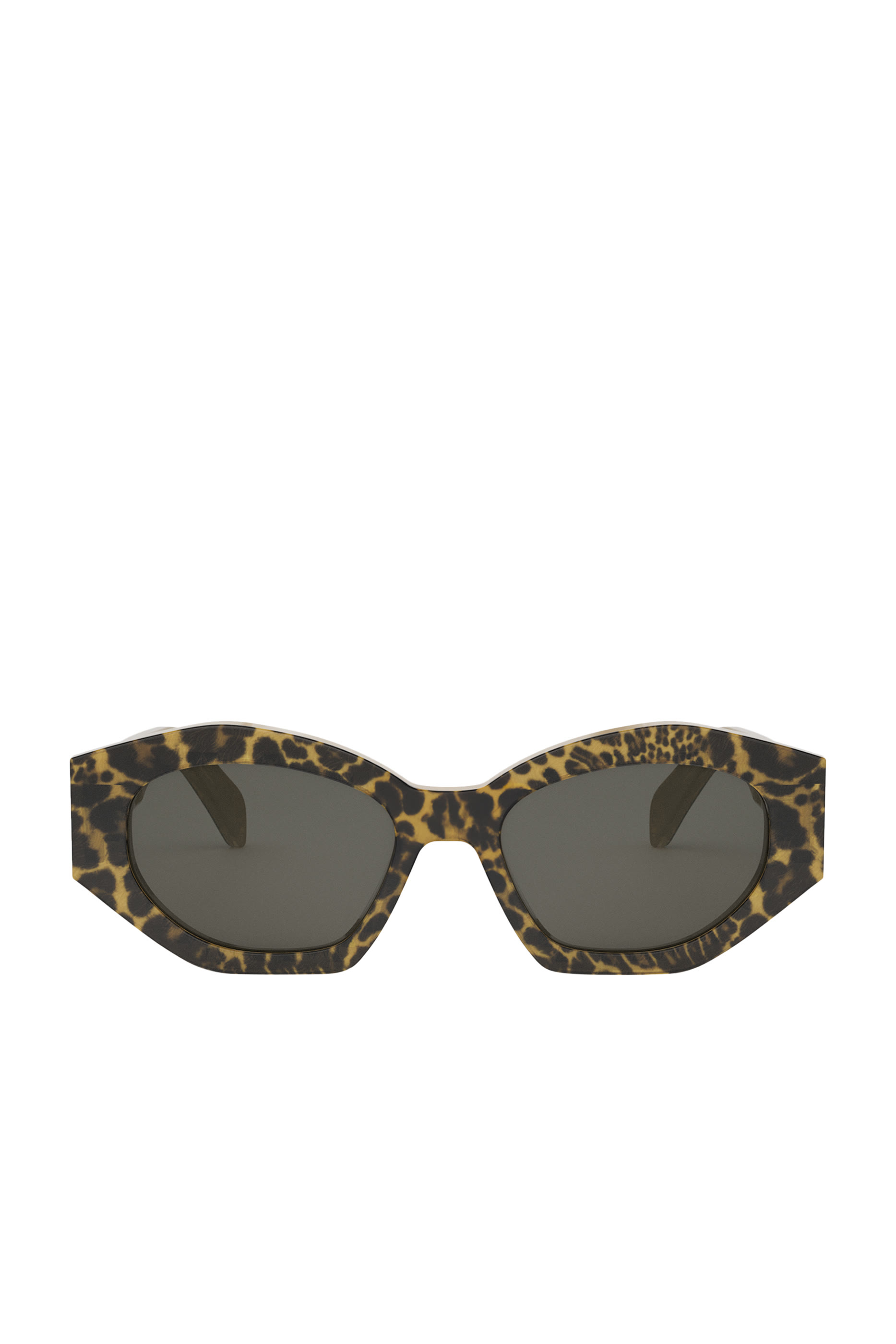 نظارة شمسية بشعار تريومف وإطار مستطيل