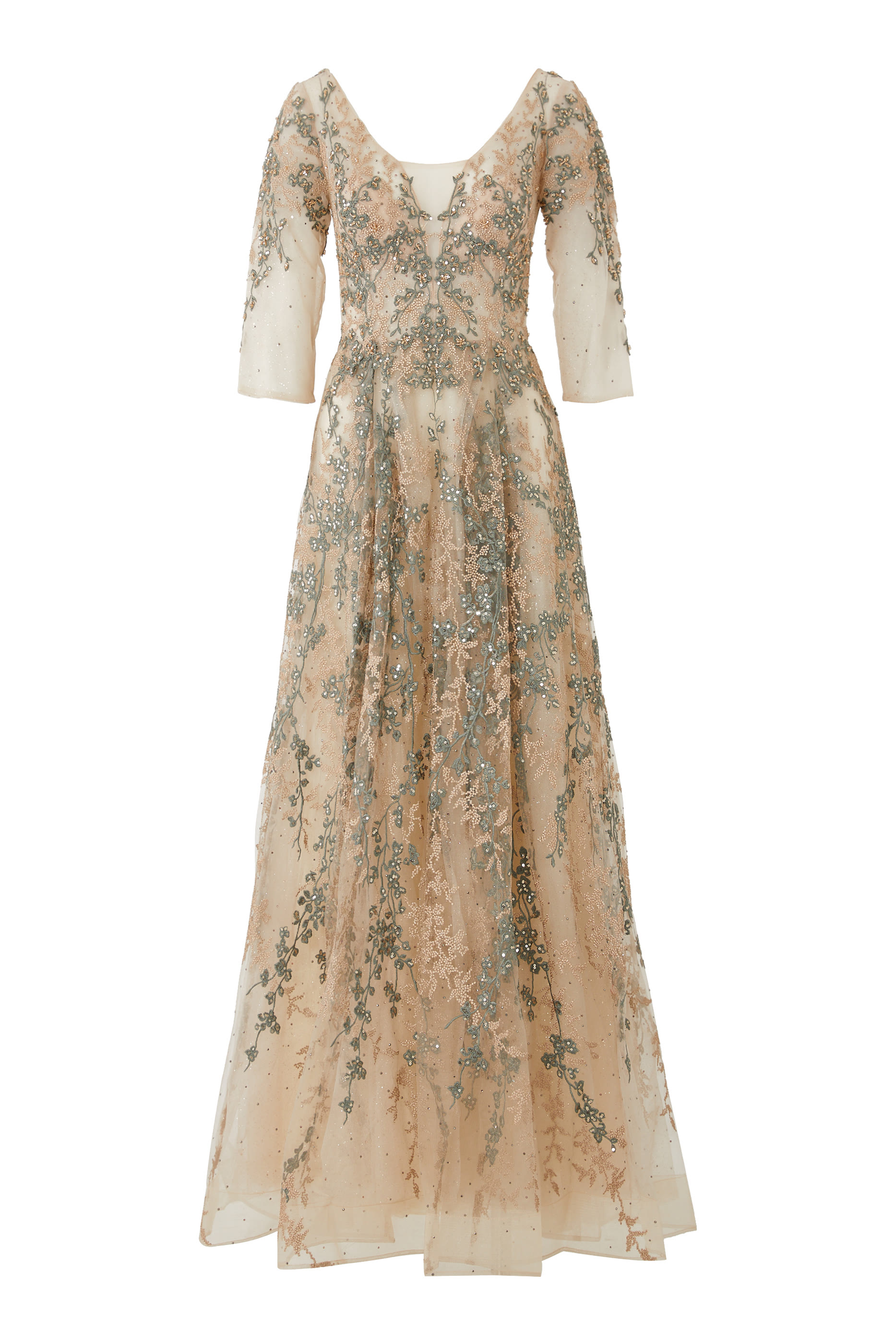 قستان سهرة مزين بكريستال