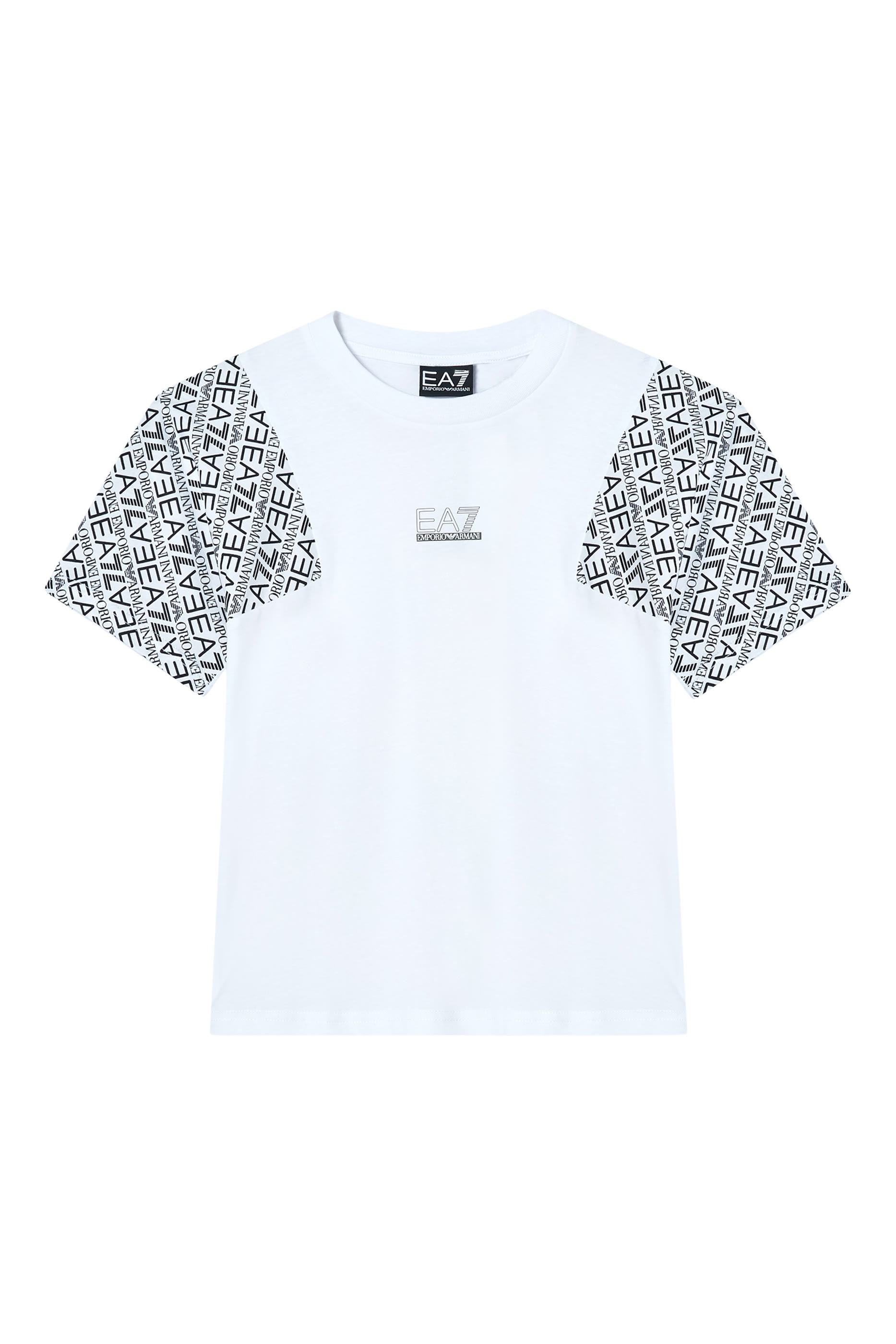 تيشيرت بحروف شعار الماركة للأطفال