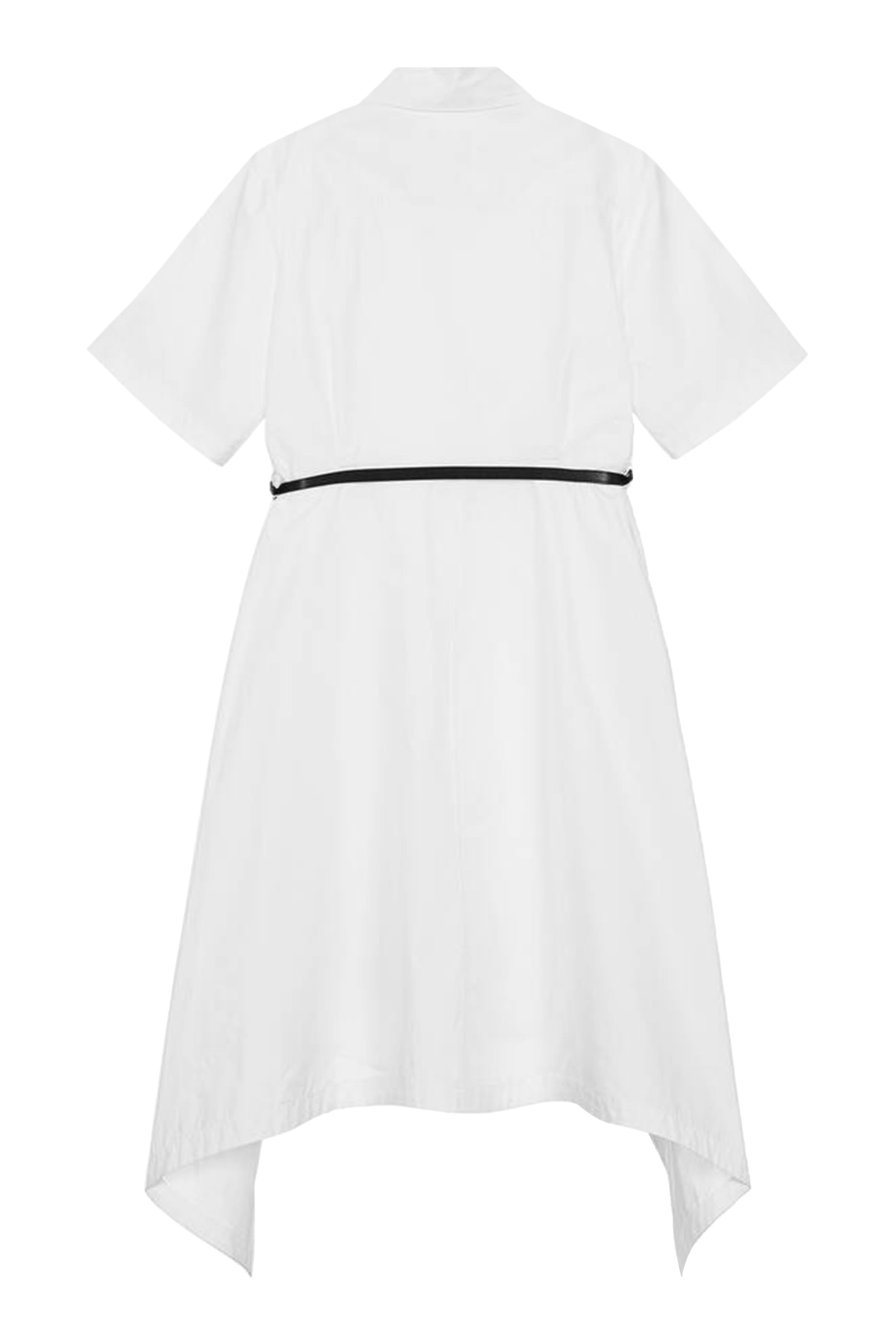 فستان بتصميم قميص بشعار الماركة للأطفال