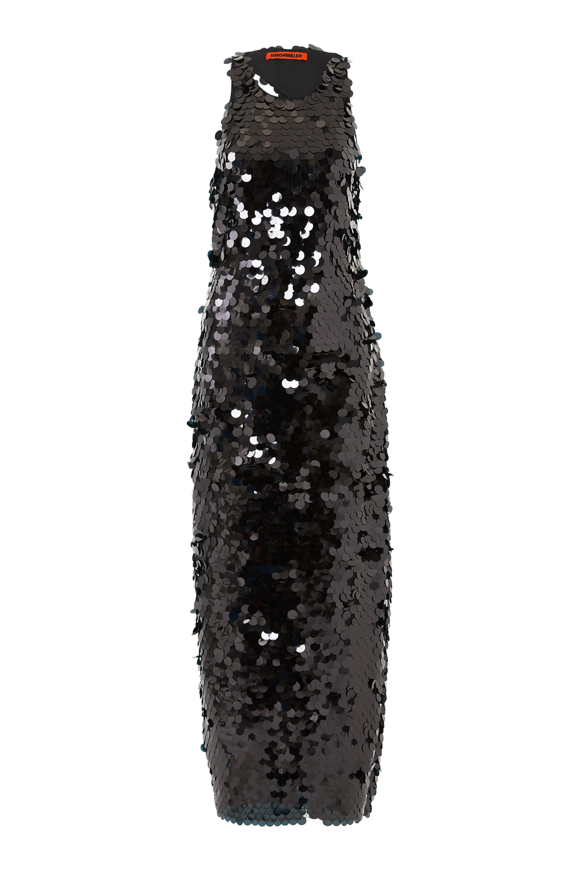 فستان لو مطرز بالترتر