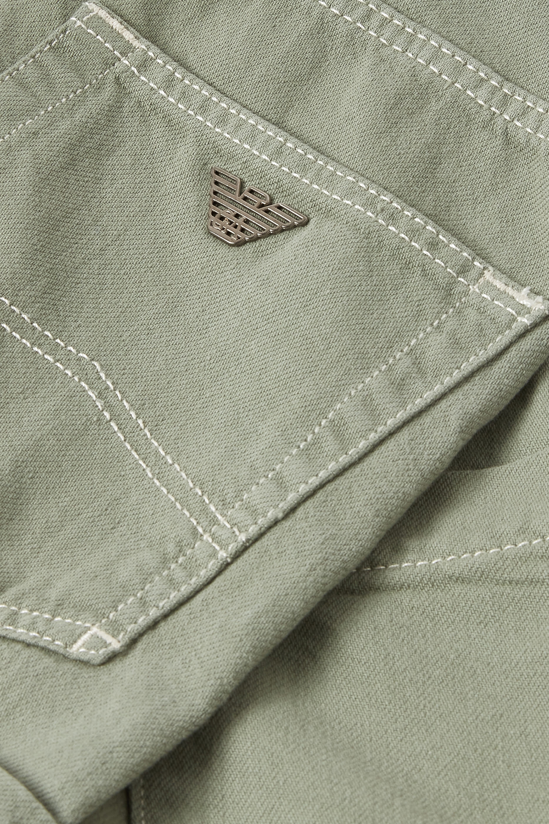 بنطال كارجو دنيم للأطفال بقصة ساق مستقيمة