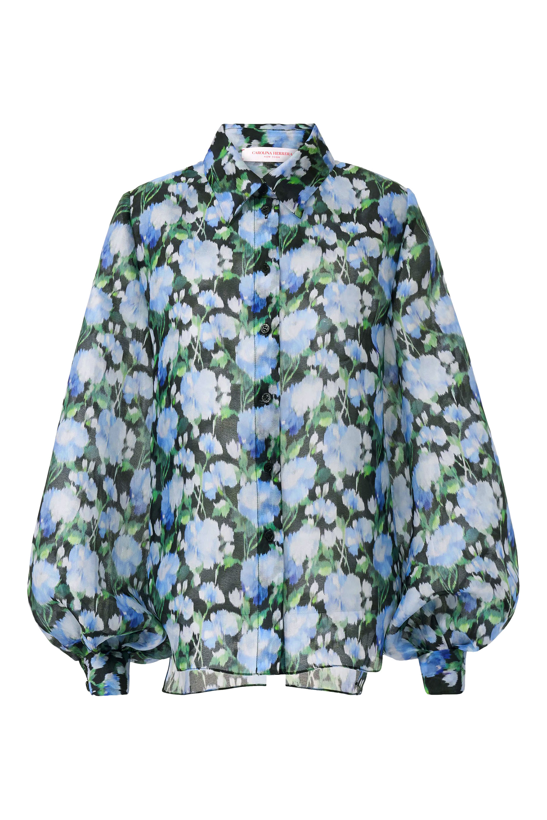 قميص بنقشة فاوانيا أورجانزا