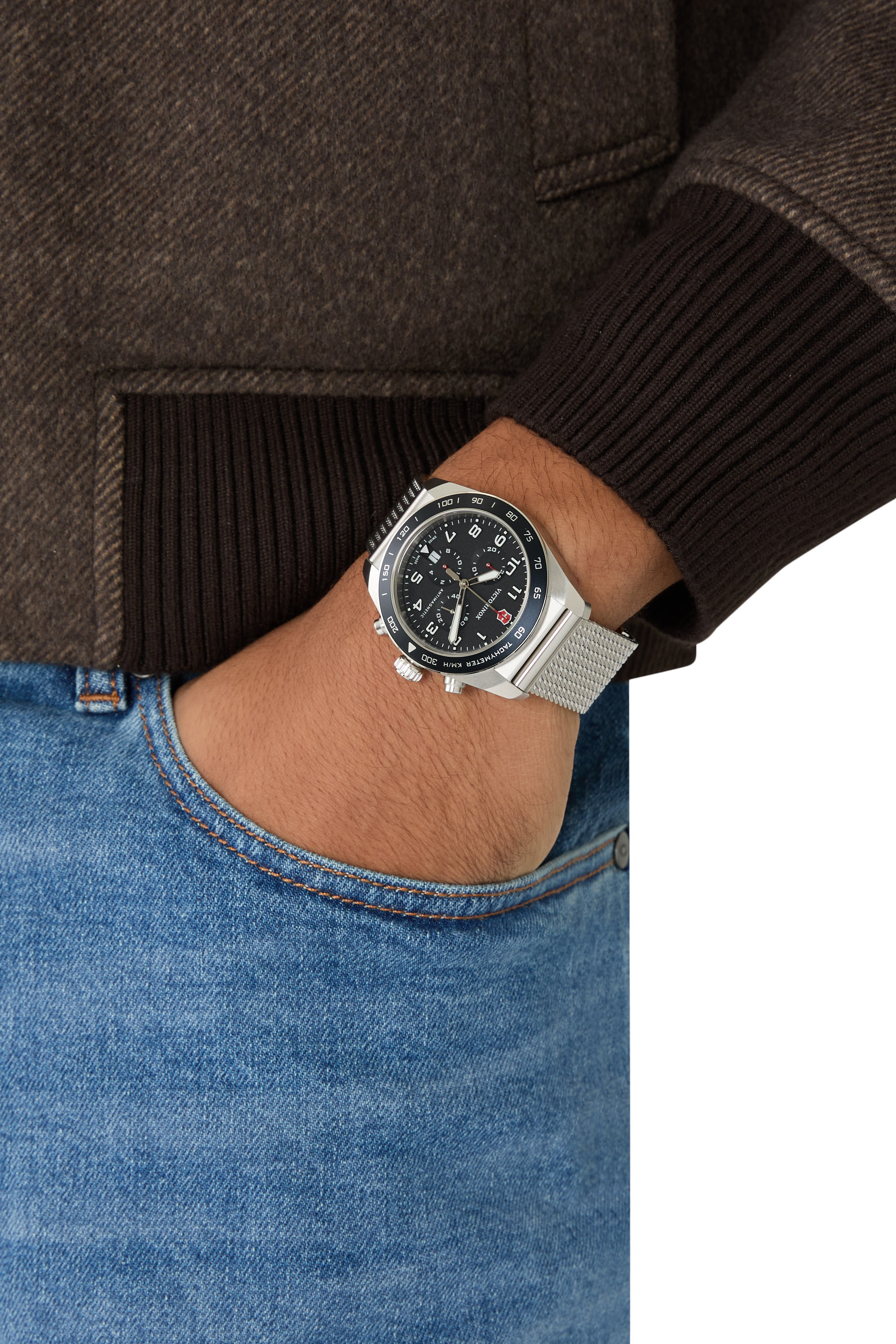 ساعة كرونوغراف سويس ارمي