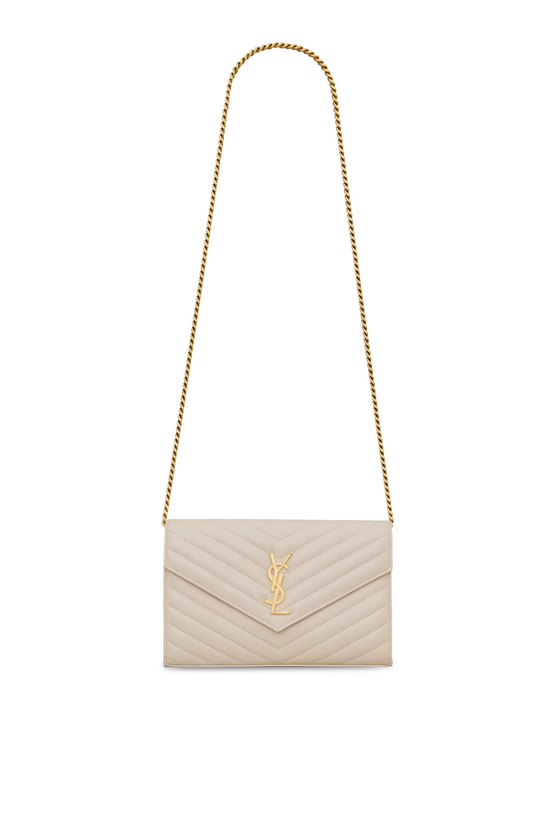 محفظة كاساندر بحمالة سلسلة جلد خروف