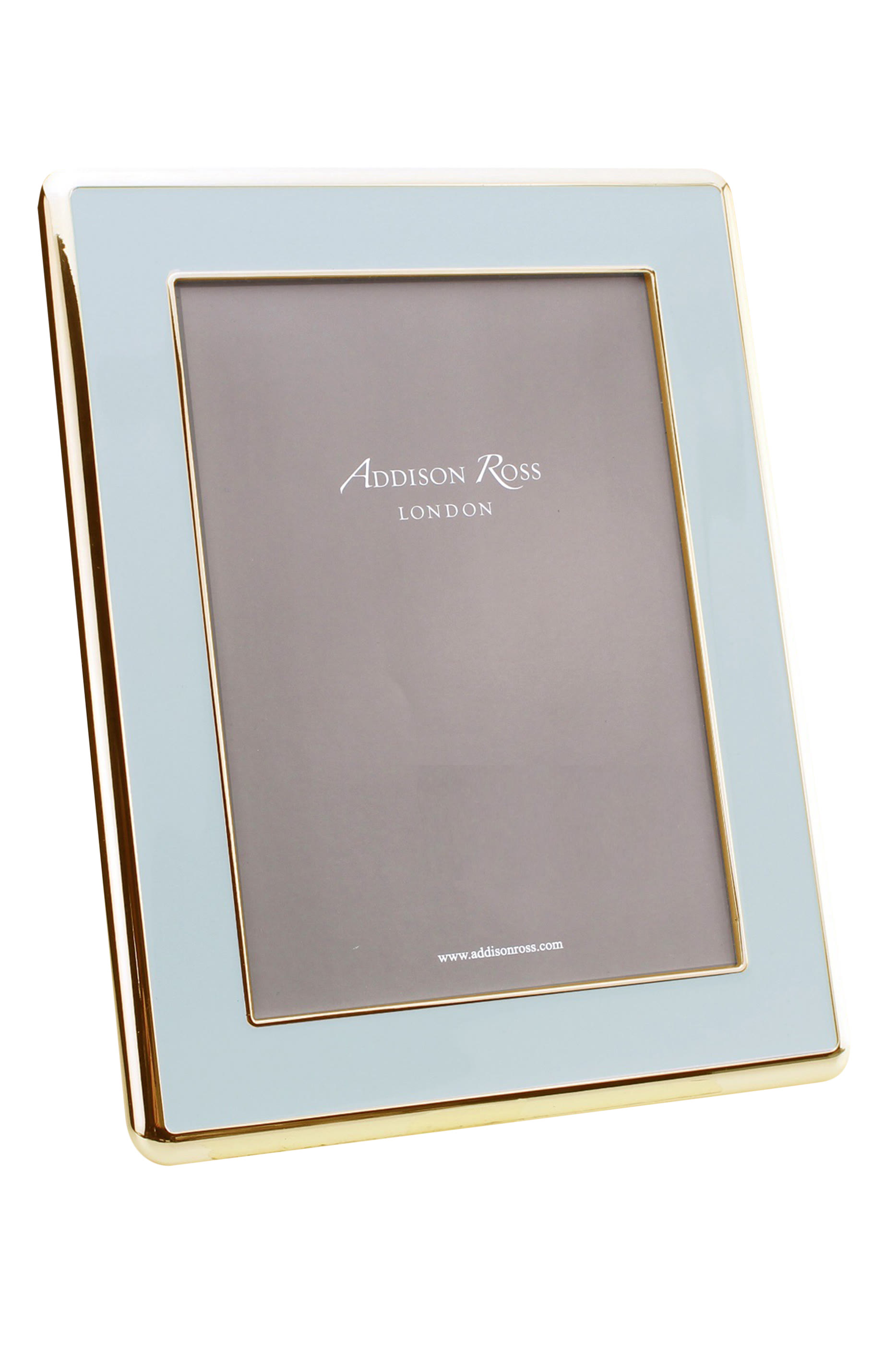 إطار صور بتصميم منحني مطلي بمينا بلون ذهبي مقاس 4×6