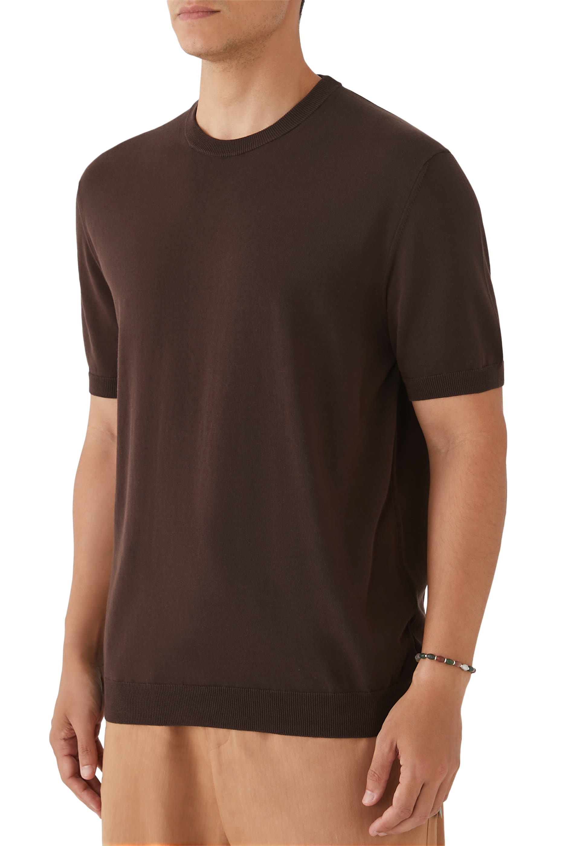 تيشيرت قطن وكتان