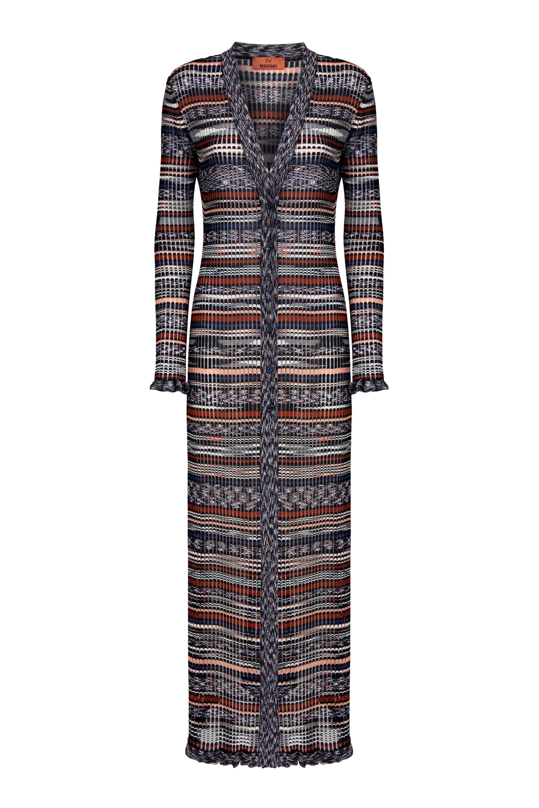 كارديجان طويل مضلع