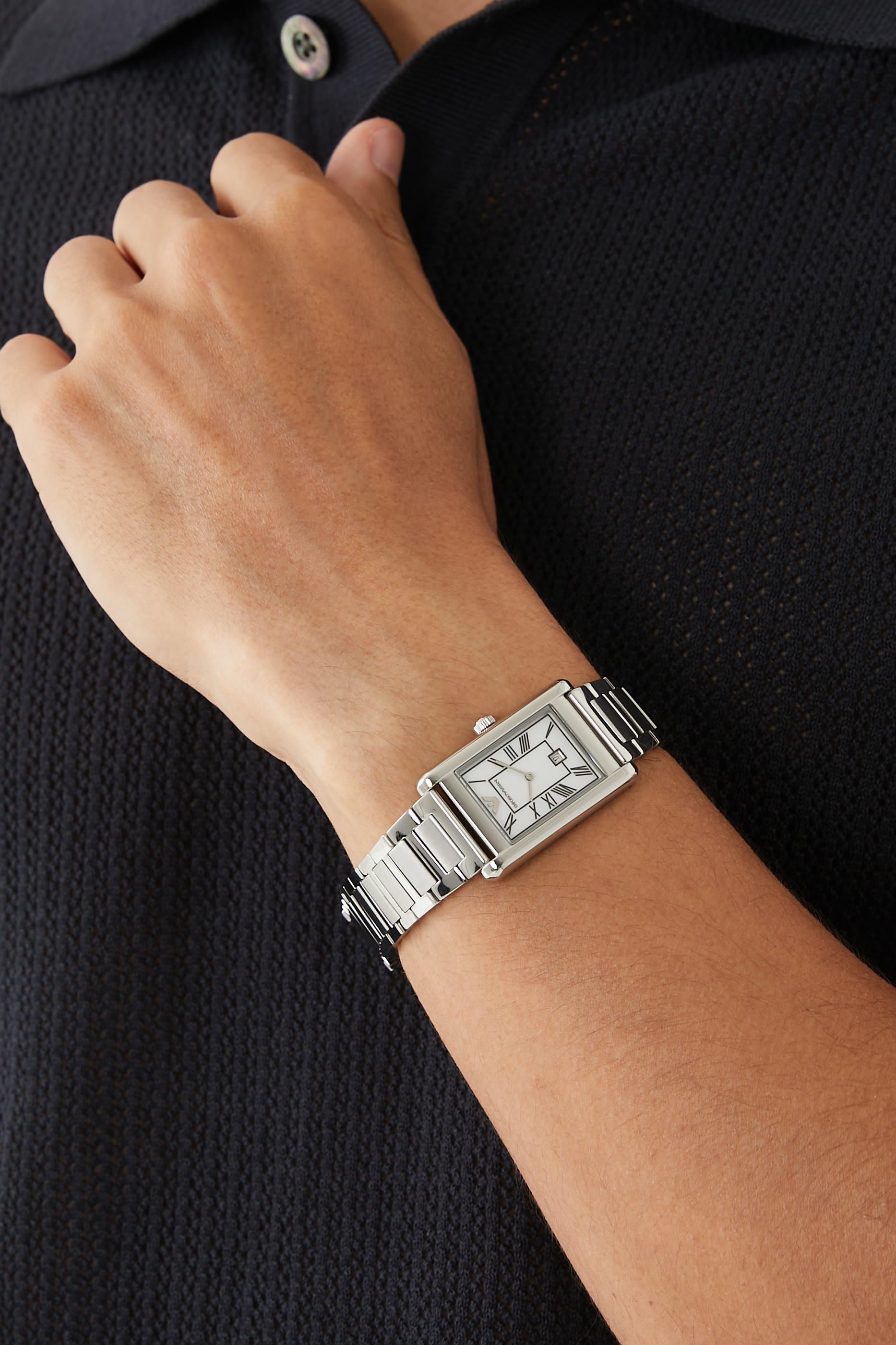 ساعة جينو ستانلس ستيل