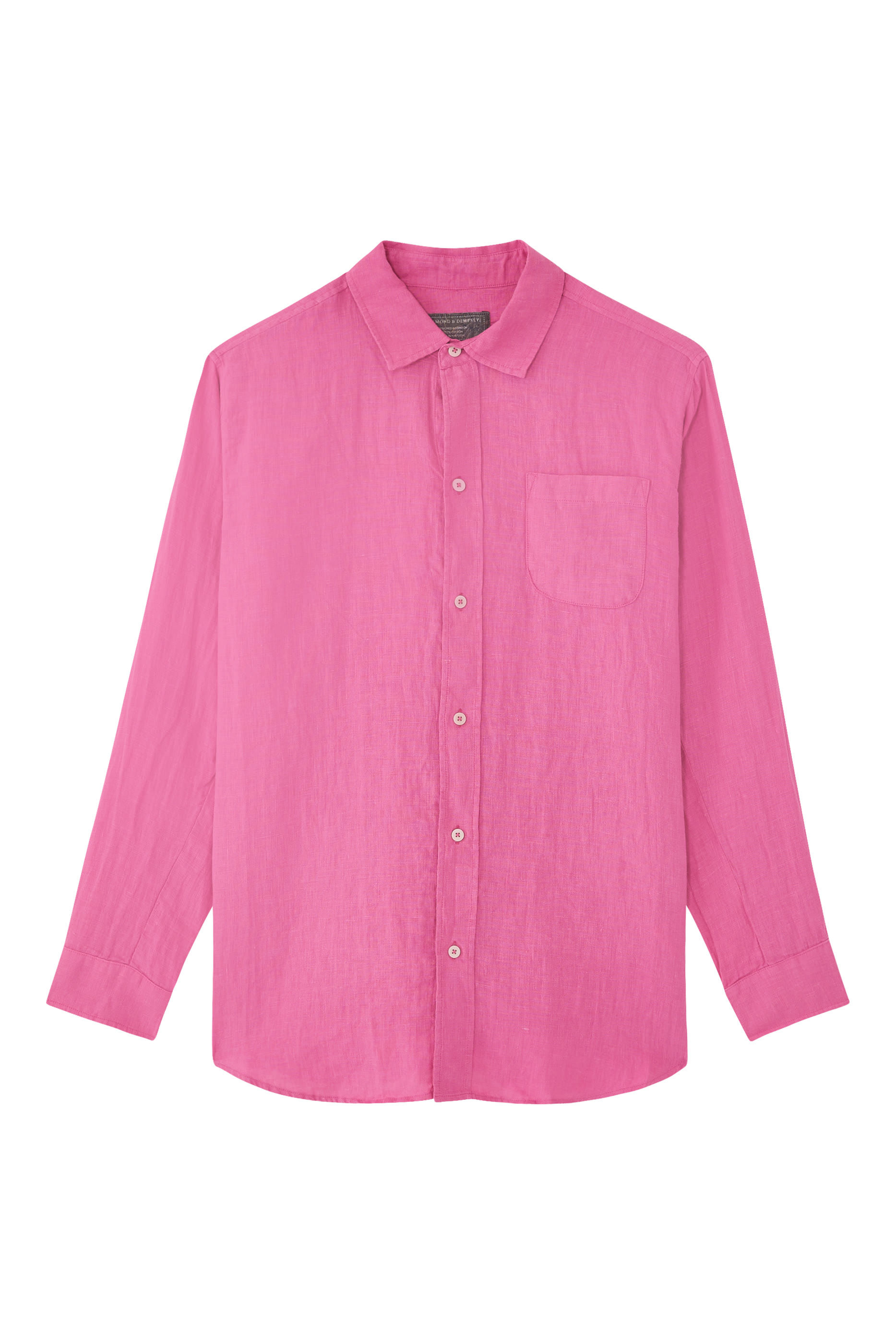 قميص بقصة مريحة كتان