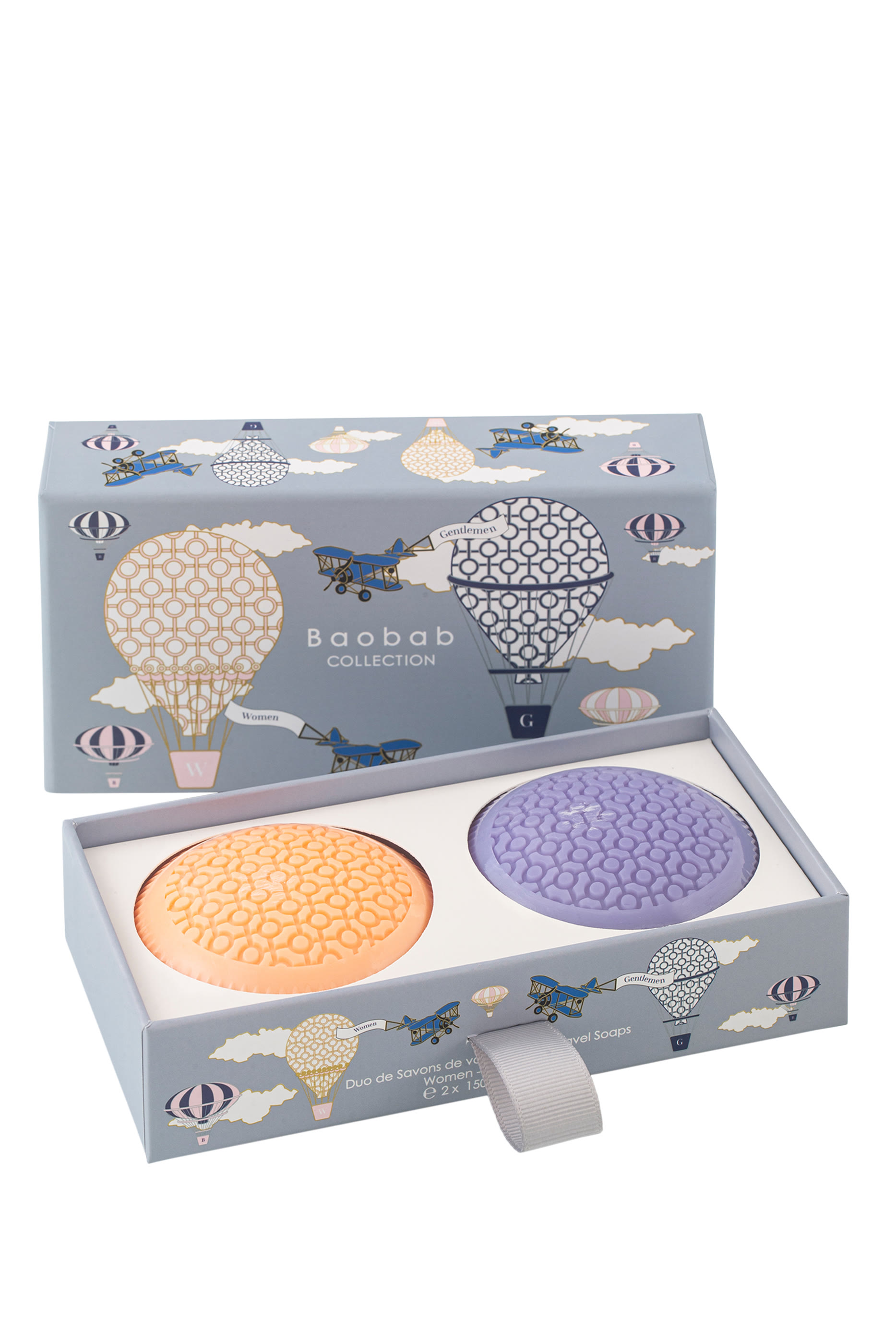 مجموعة هدية صابون وومن وجنتلمان