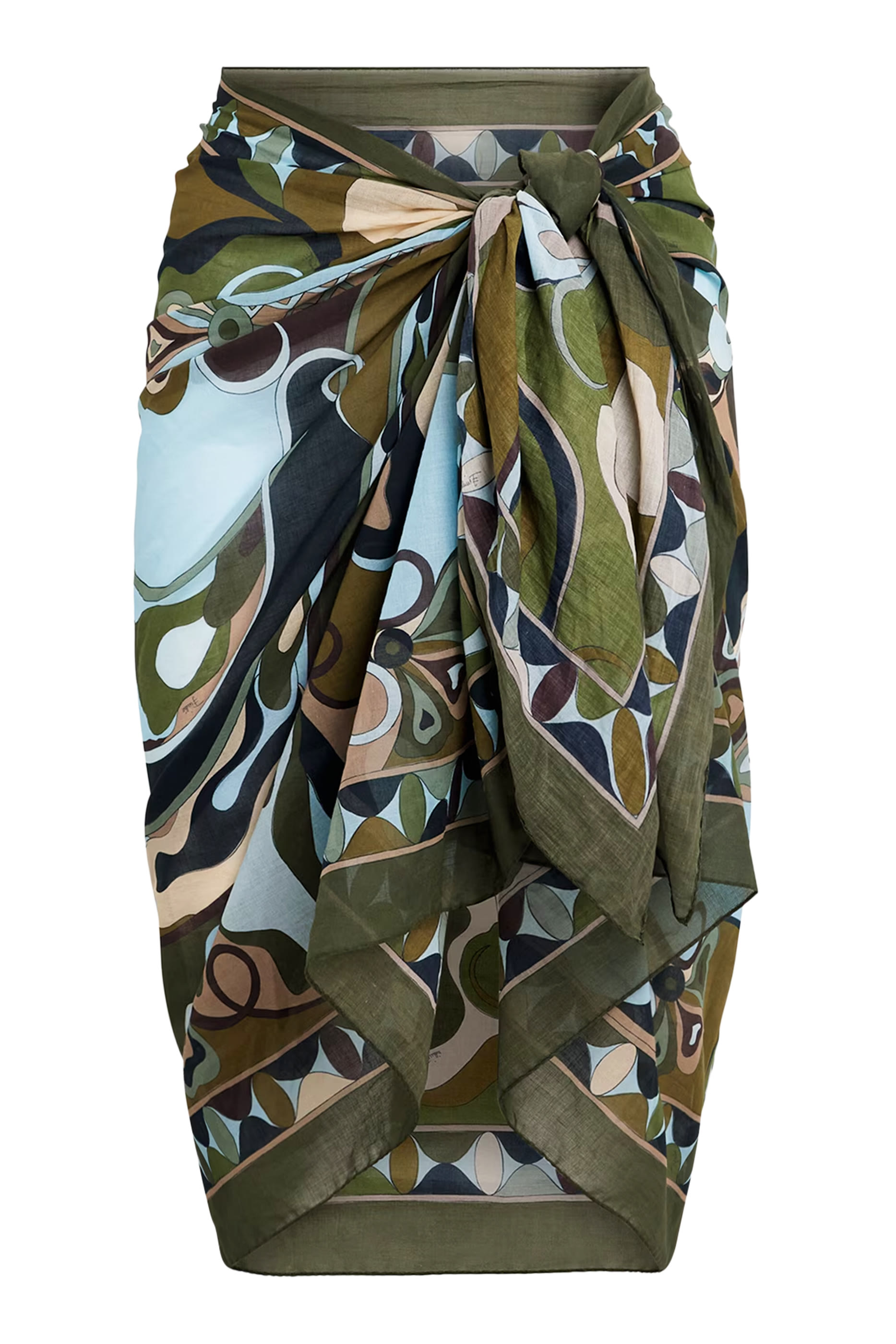 سارونغ بطبعة زهور الأوركيد