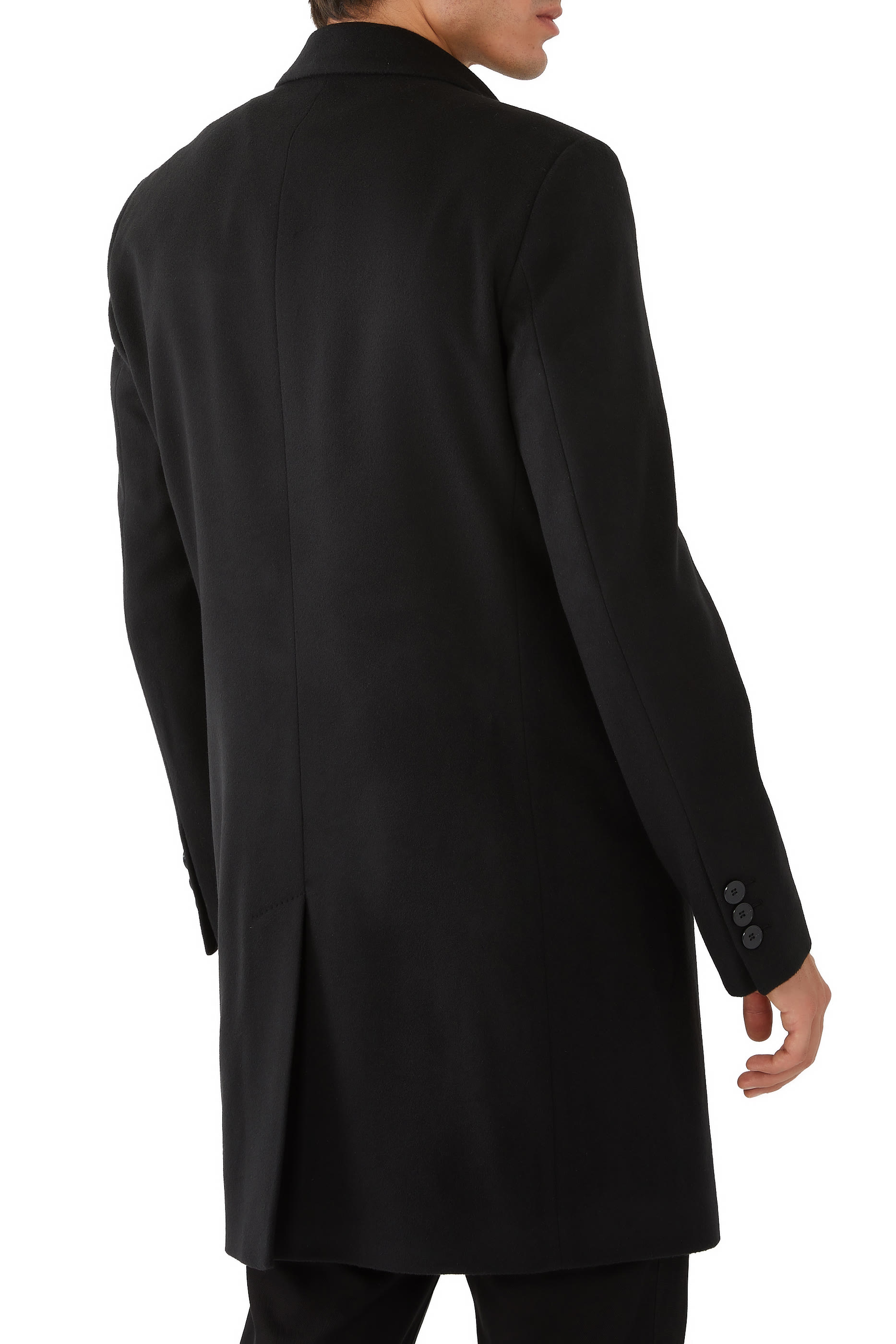 Slim-Fit Wool and Cashmere Coat