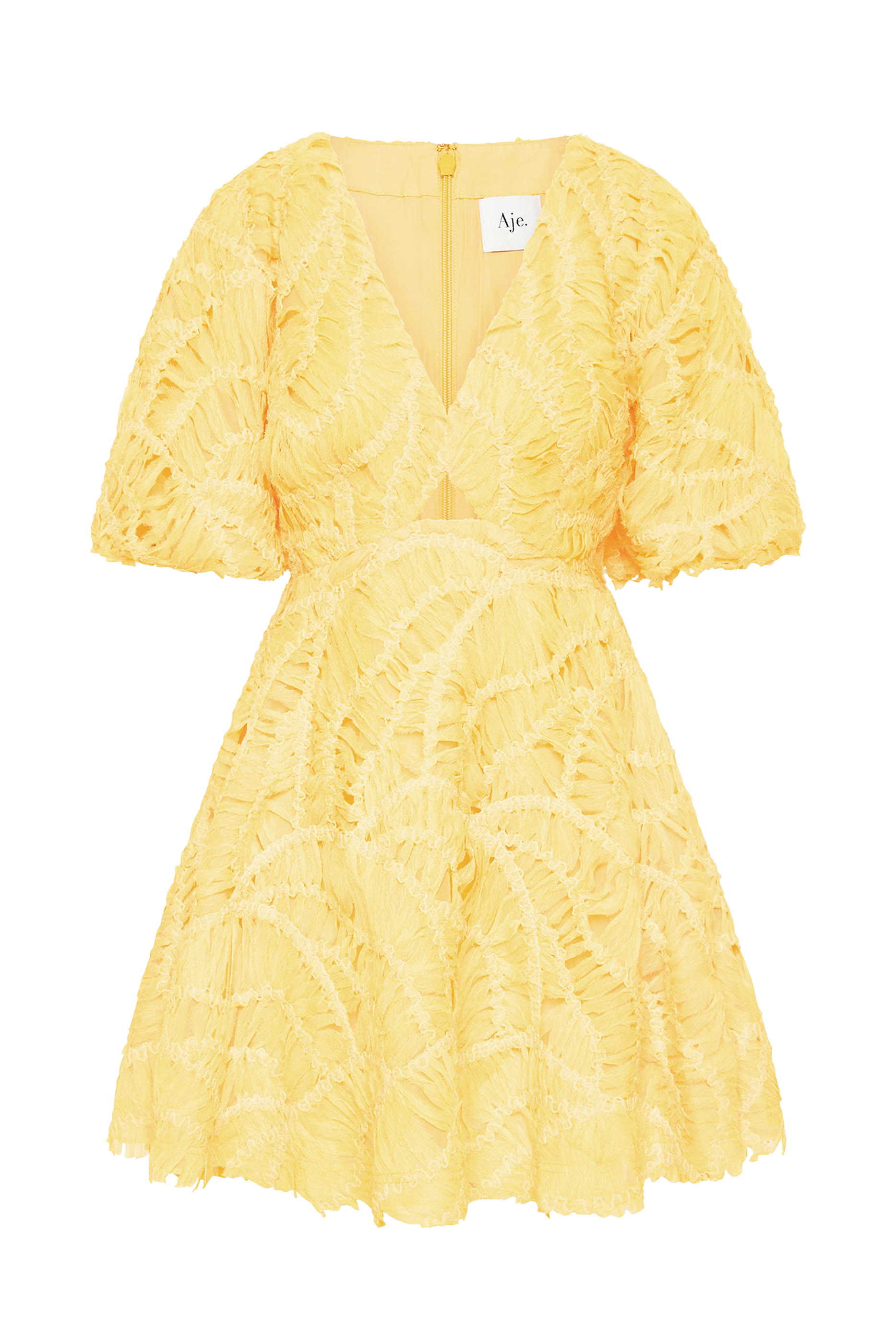 فستان فلورنشل قصير بقصة واسعة