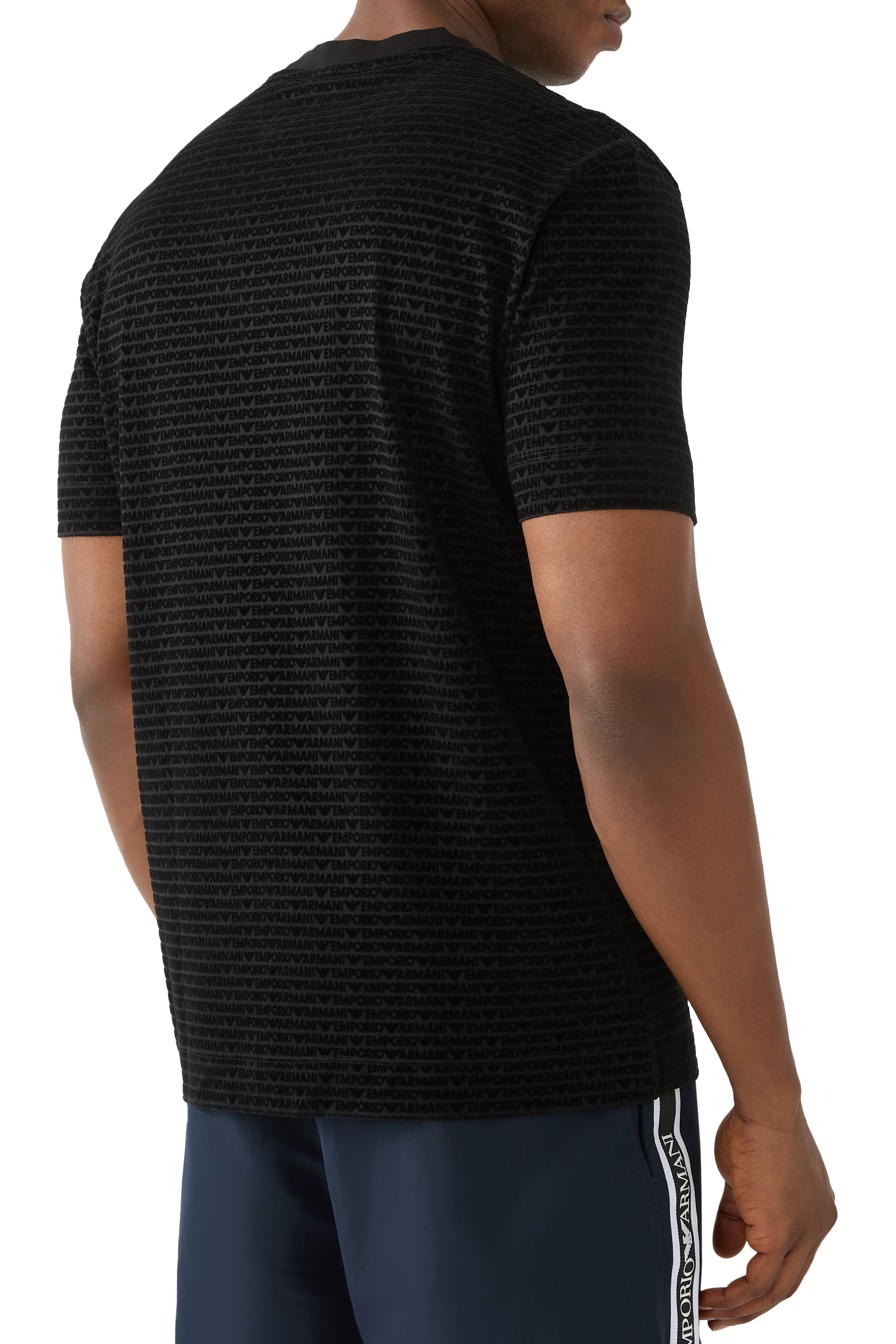 تيشيرت بشعار الماركة مزيج ليوسيل جيرسيه بشعار الماركة بالكامل