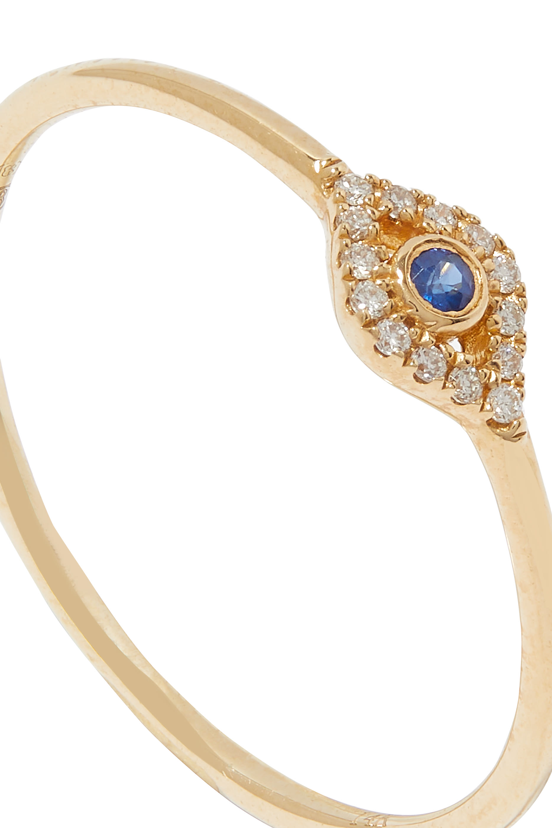 خاتم مرصع بعين الحسود صغيرة