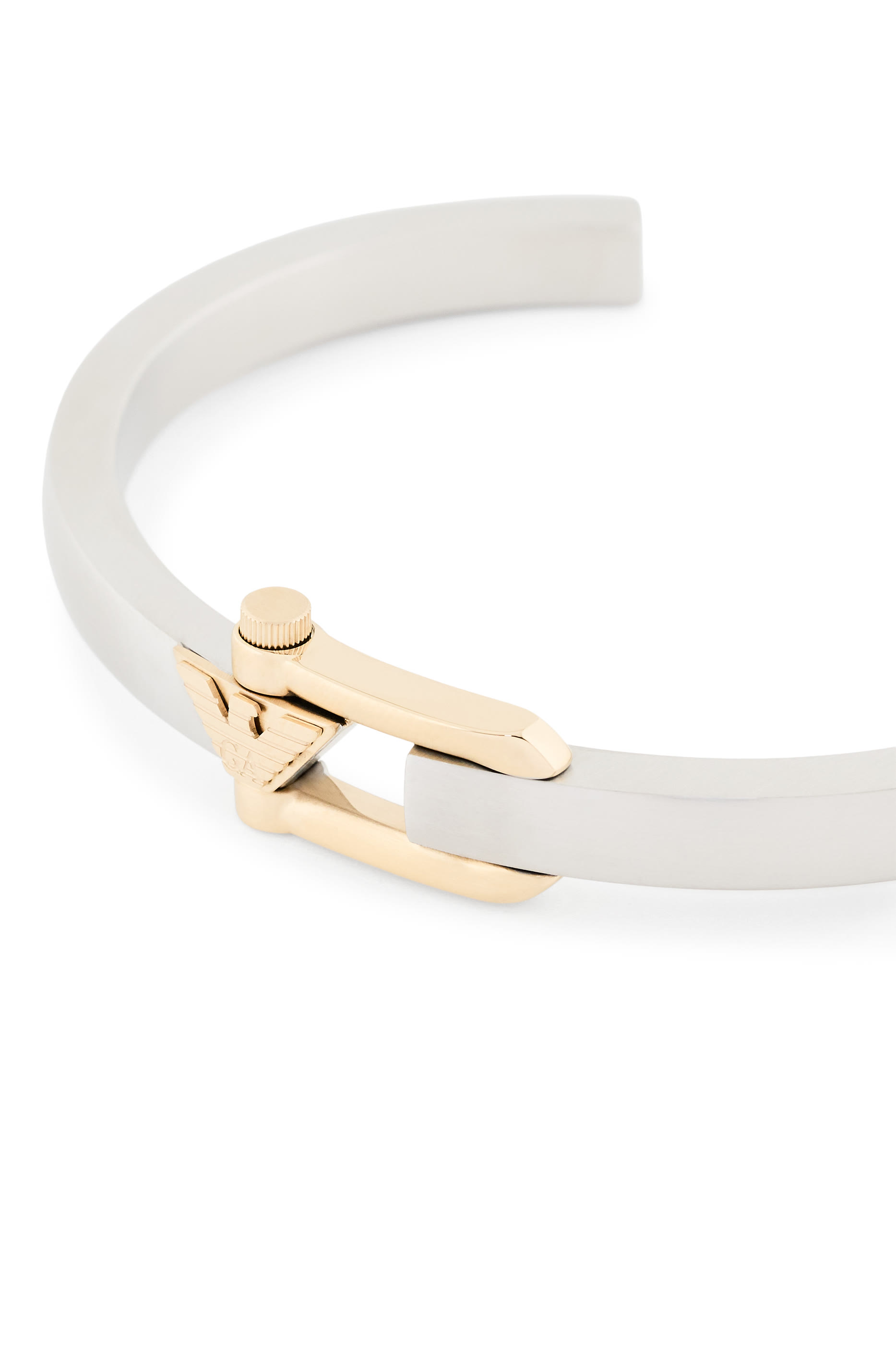 سوار مفتوح بلونين ستانلس ستيل