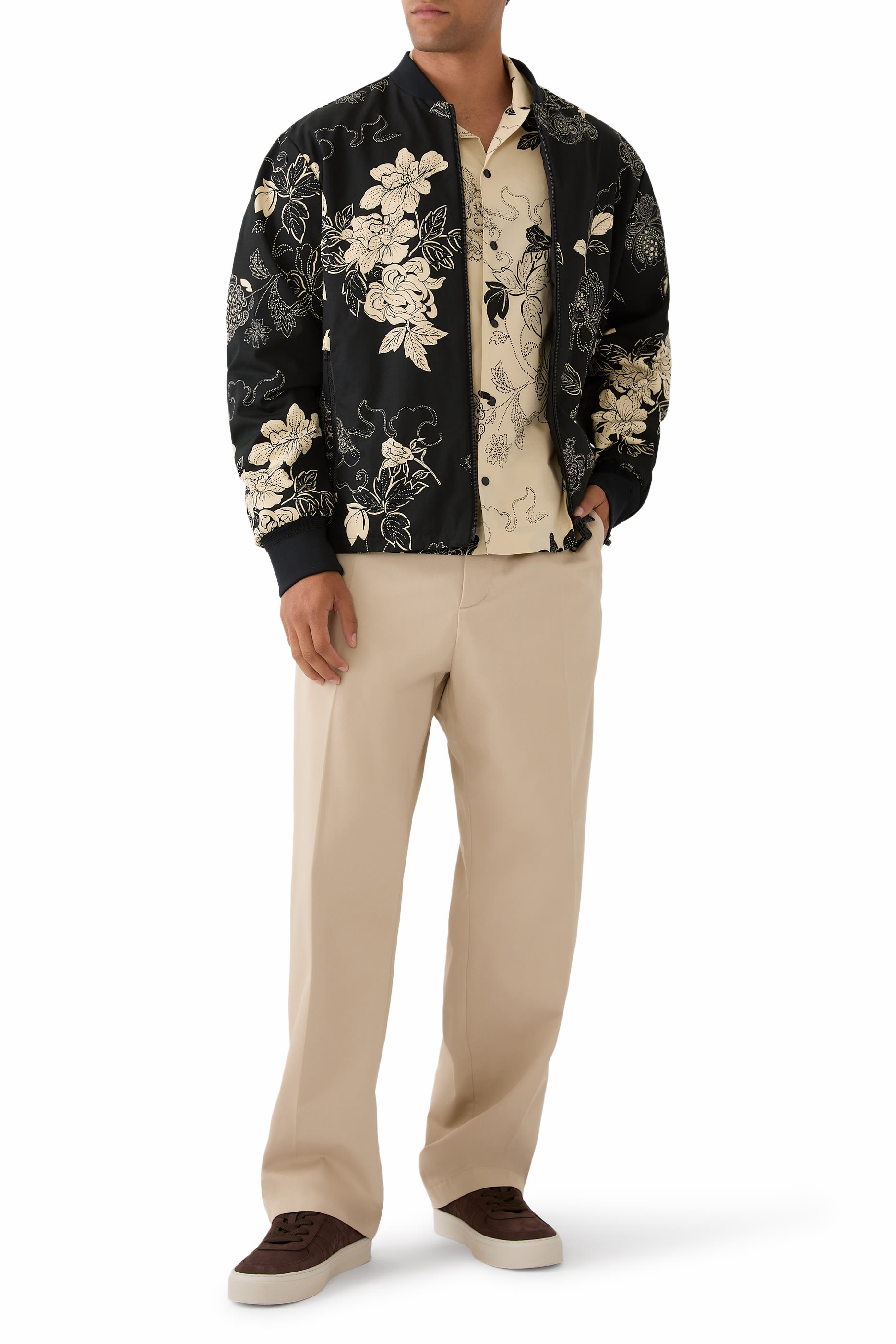 جاكيت بومبر فانديا بتصميم وجهين