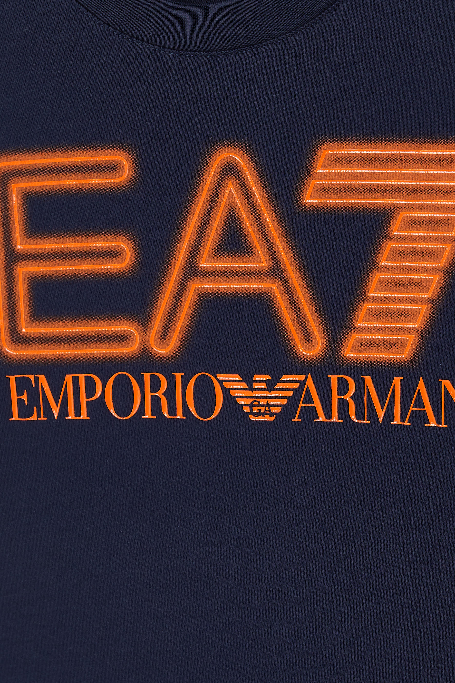 تيشيرت للأطفال بشعار الماركة بحجم كبير